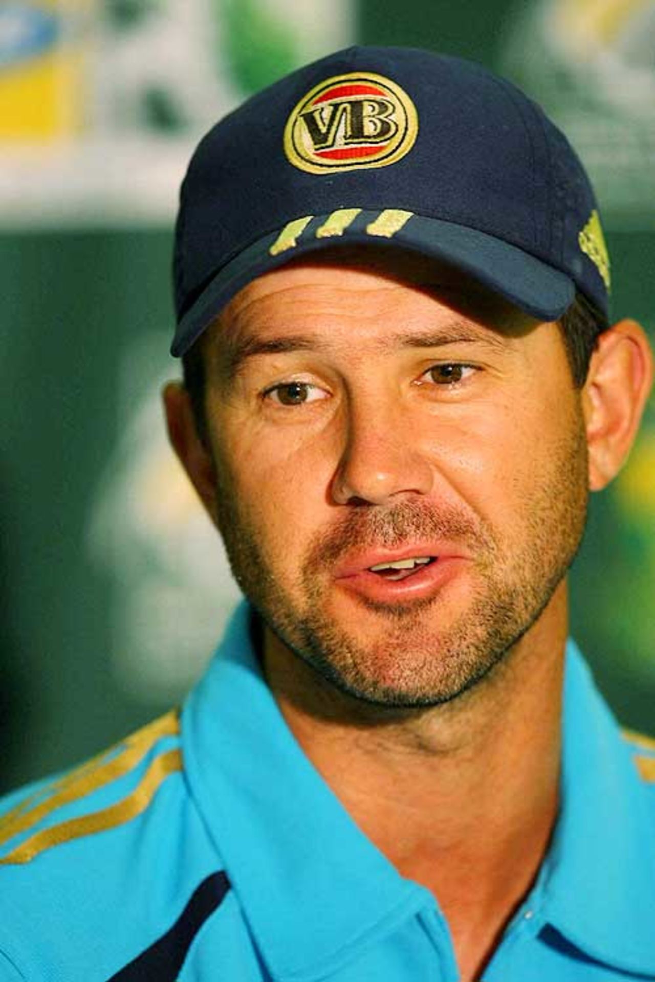 Ricky Ponting speaks to the media, Durban, April 2, 2009
