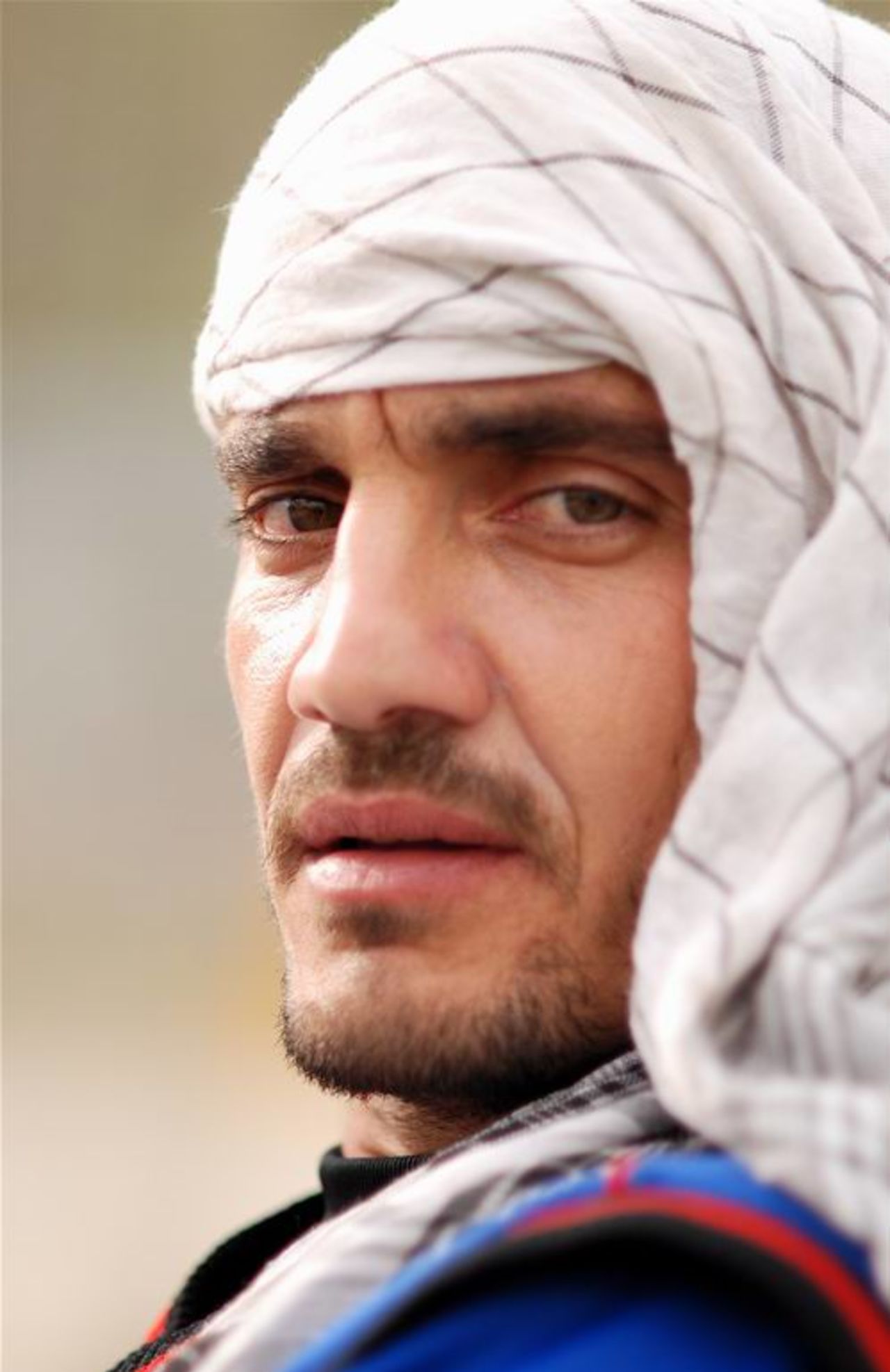 Close-up of Raees Ahmadzai of Afghanistan, April 2009
