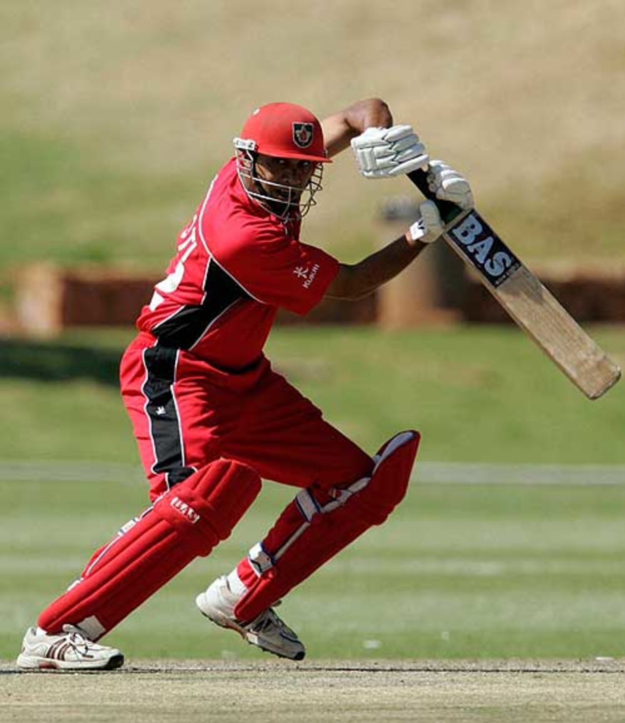 Sandeep Jyoti steers the ball square on the off side, Canada v Netherlands, ICC World Cup Qualifiers, Super Eights, Johannesburg, April 17, 2009