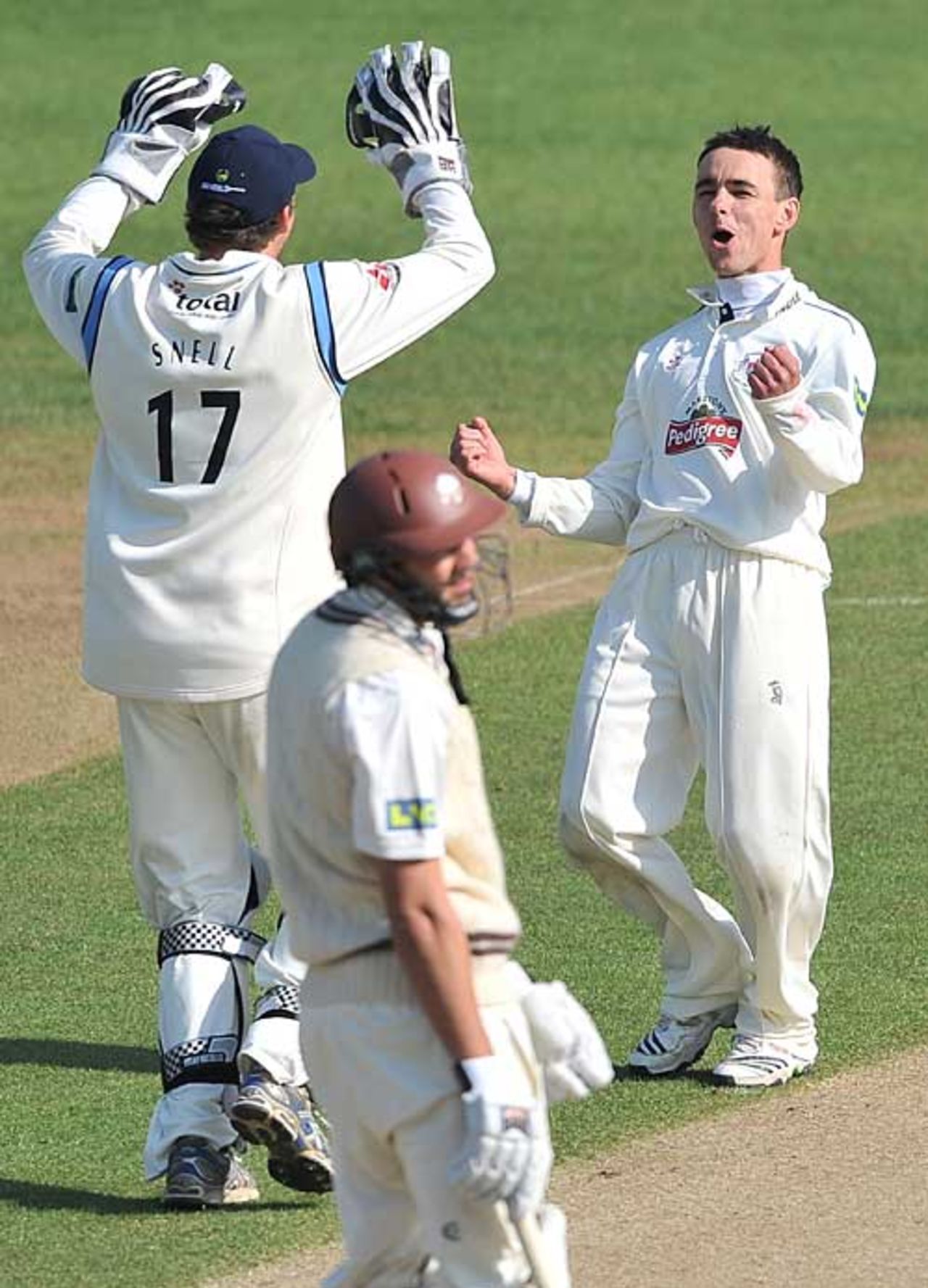 Chris Taylor is thrilled to snap up Matthew Spriegel, Surrey v Gloucestershire, County Championship Division Two, The Oval, April 18, 2009