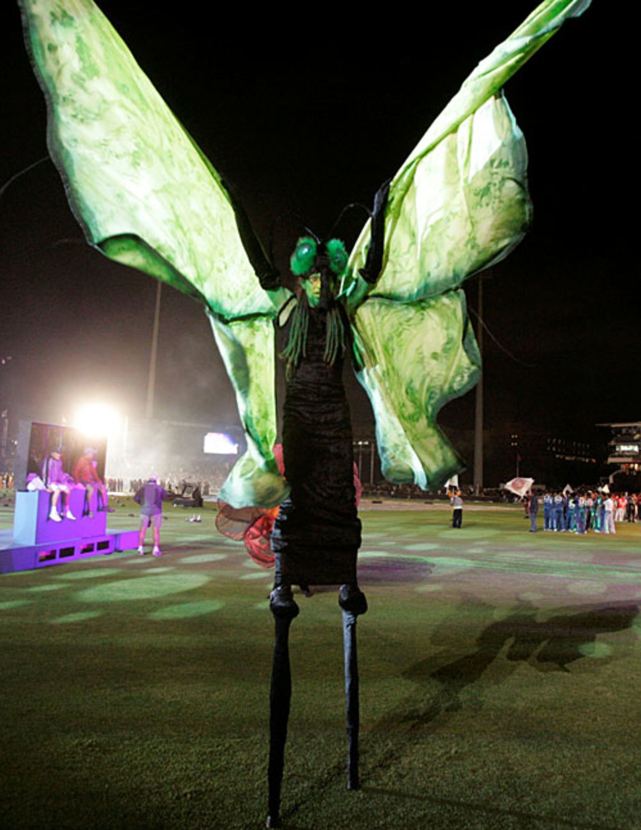 Off to a flying the start: The opening ceremony of the IPL, Cape Town, April 18, 2009