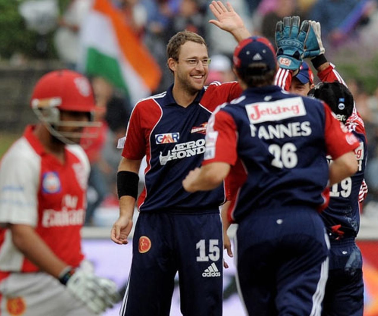 Daniel Vettori put the skids on Kings XI Punjab, Delhi Daredevils v Kings XI Punjab, IPL, 3rd game, Cape Town, April 19, 2009