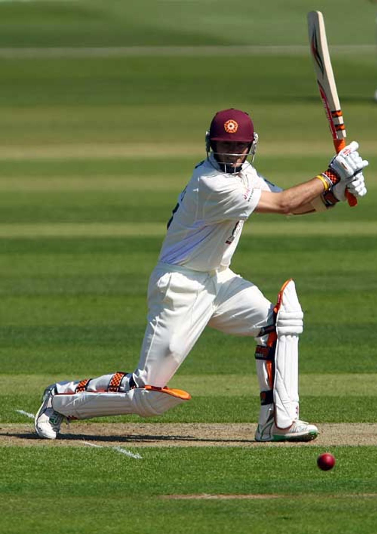 Stephen Peters drives during his 32, Kent v Northamptonshire, County Championship Division Two, Canterbury, April 21, 2009