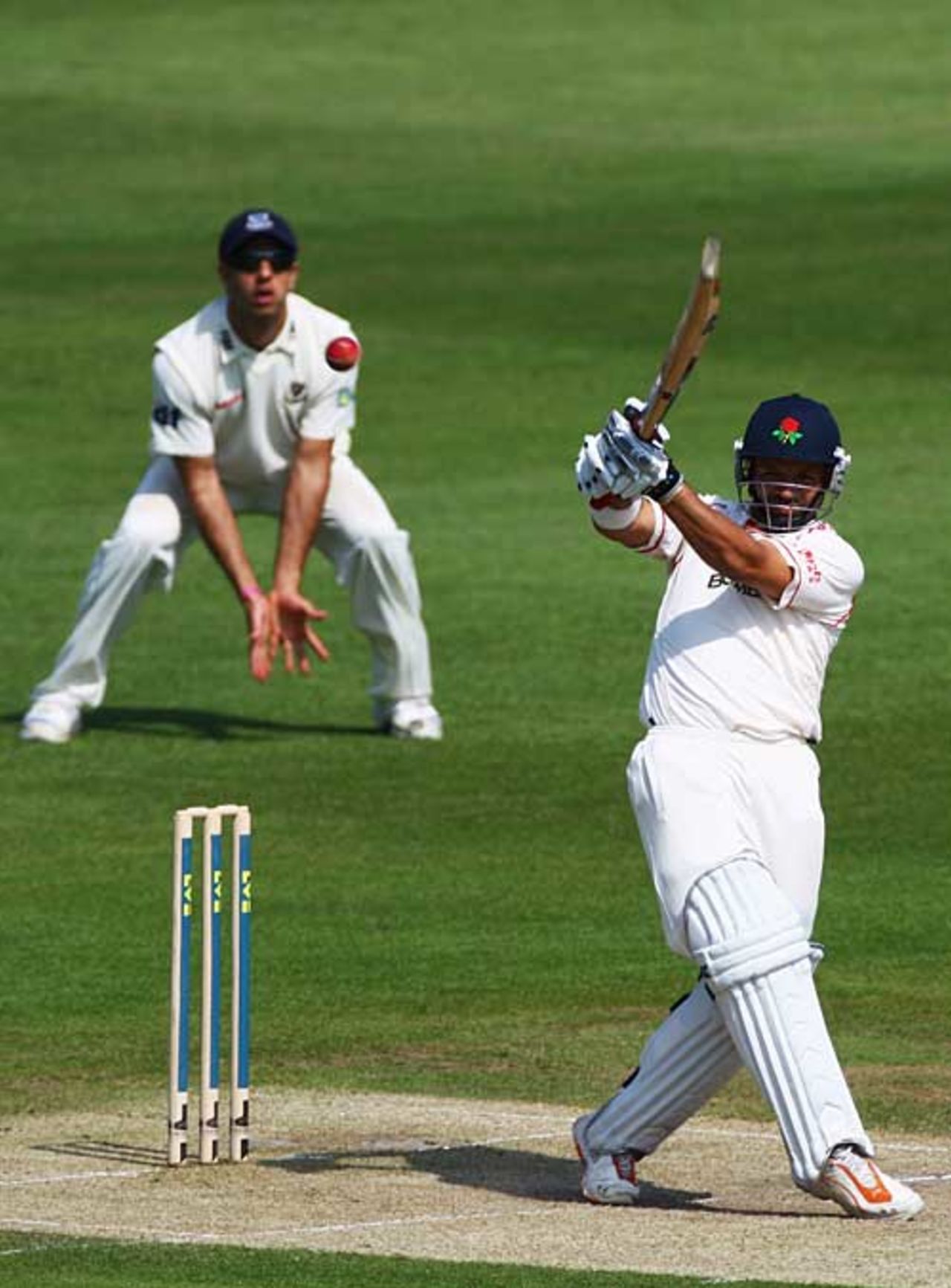 Ashwell Prince pulls during his 56, Sussex v Lancashire, County Championship Division One, Hove, April 22, 2009