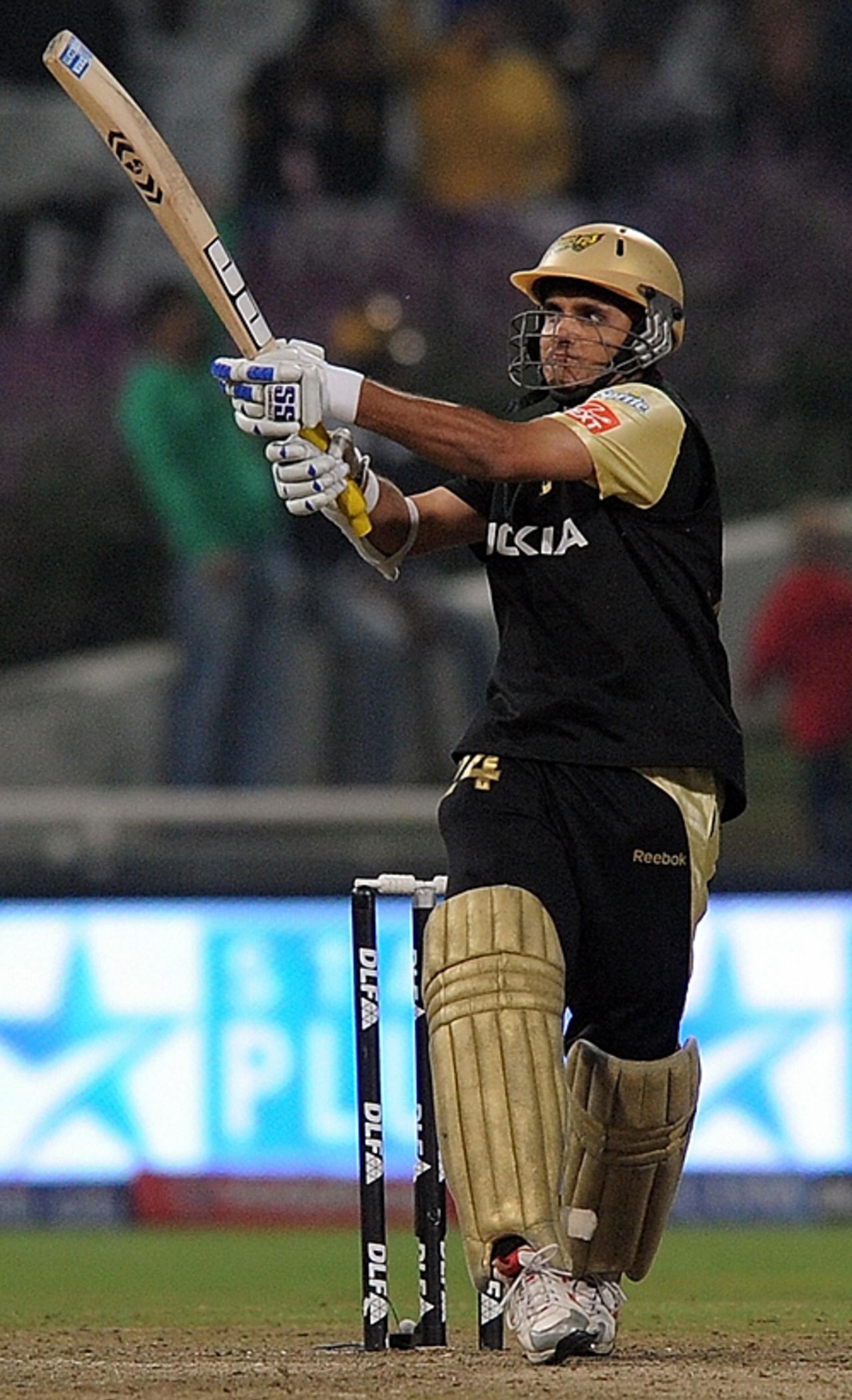 Sourav Ganguly turns it on for Kolkata, Kolkata Knight Riders v Rajasthan Royals, IPL, 10th match, Cape Town, April 23, 2009
