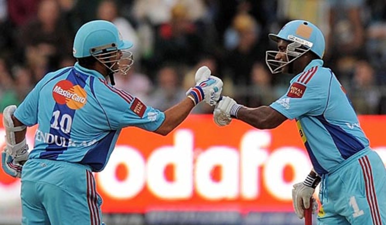 Sachin Tendulkar and Sanath Jayasuriya added 127 for the first wicket, Kolkata Knight Riders v Mumbai Indians, IPL, Port Elizabeth, April 27, 2009