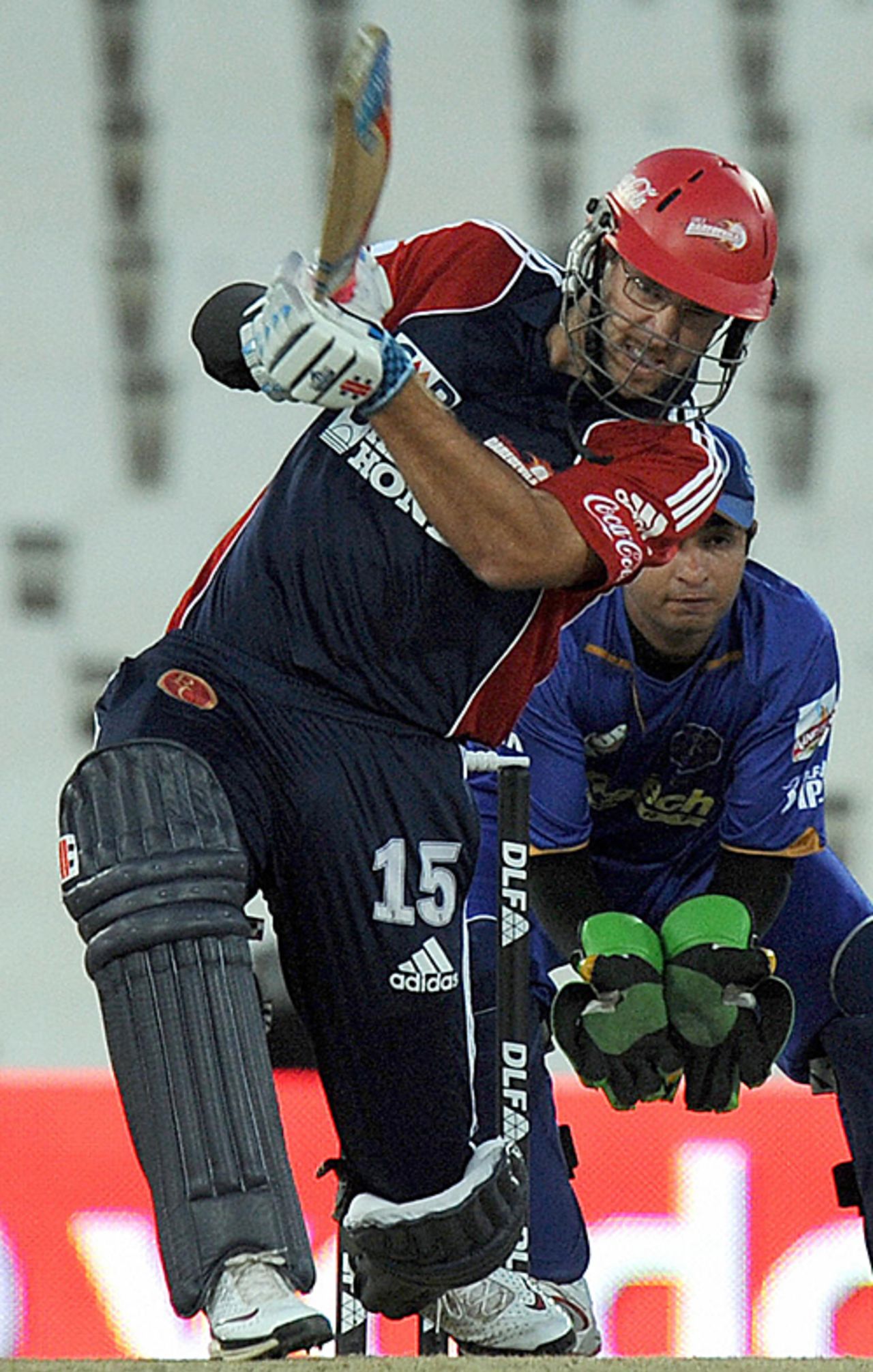 Daniel Vettori hits out, Delhi Daredevils v Rajasthan Royals, IPL, 18th match, Centurion, April 28, 2009