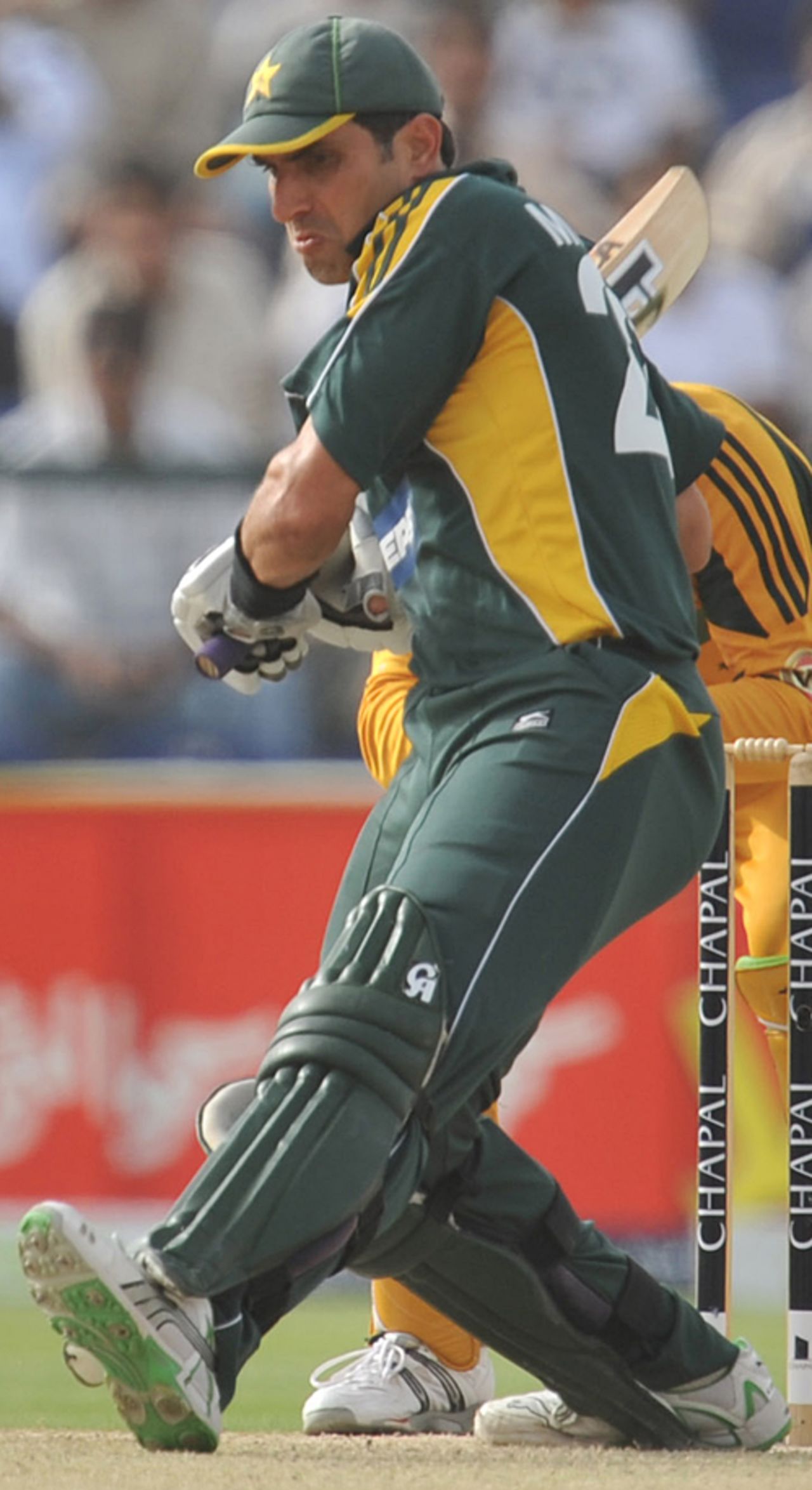 Misbah-ul-Haq stroked a patient 34, Pakistan v Australia, 4th ODI, Abu Dhabi, May 1, 2009