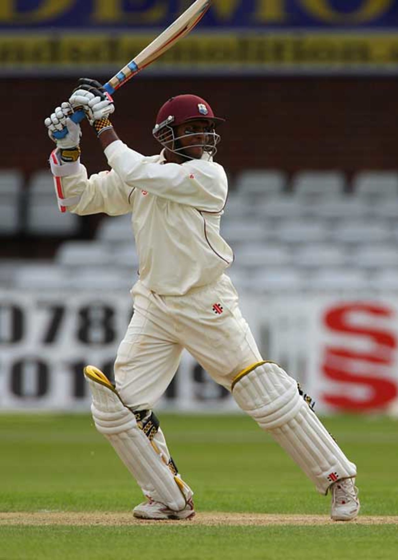Shivnarine Chanderpaul offered resistance with 50, England Lions v West Indians, Derby, May 2, 2009