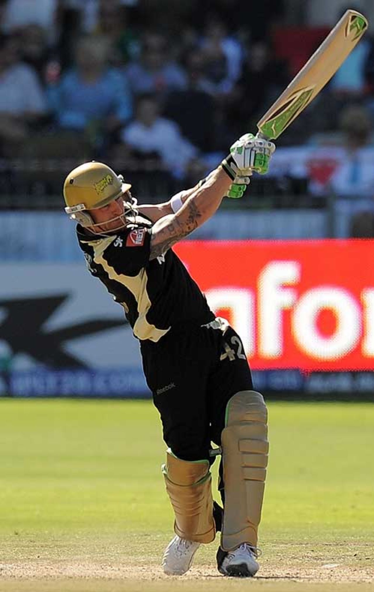Brendon McCullum tried but just couldn't find any momentum, Kings XI Punjab v Kolkata Knight Riders, IPL, 27th match, Port Elizabeth, May 3, 2009