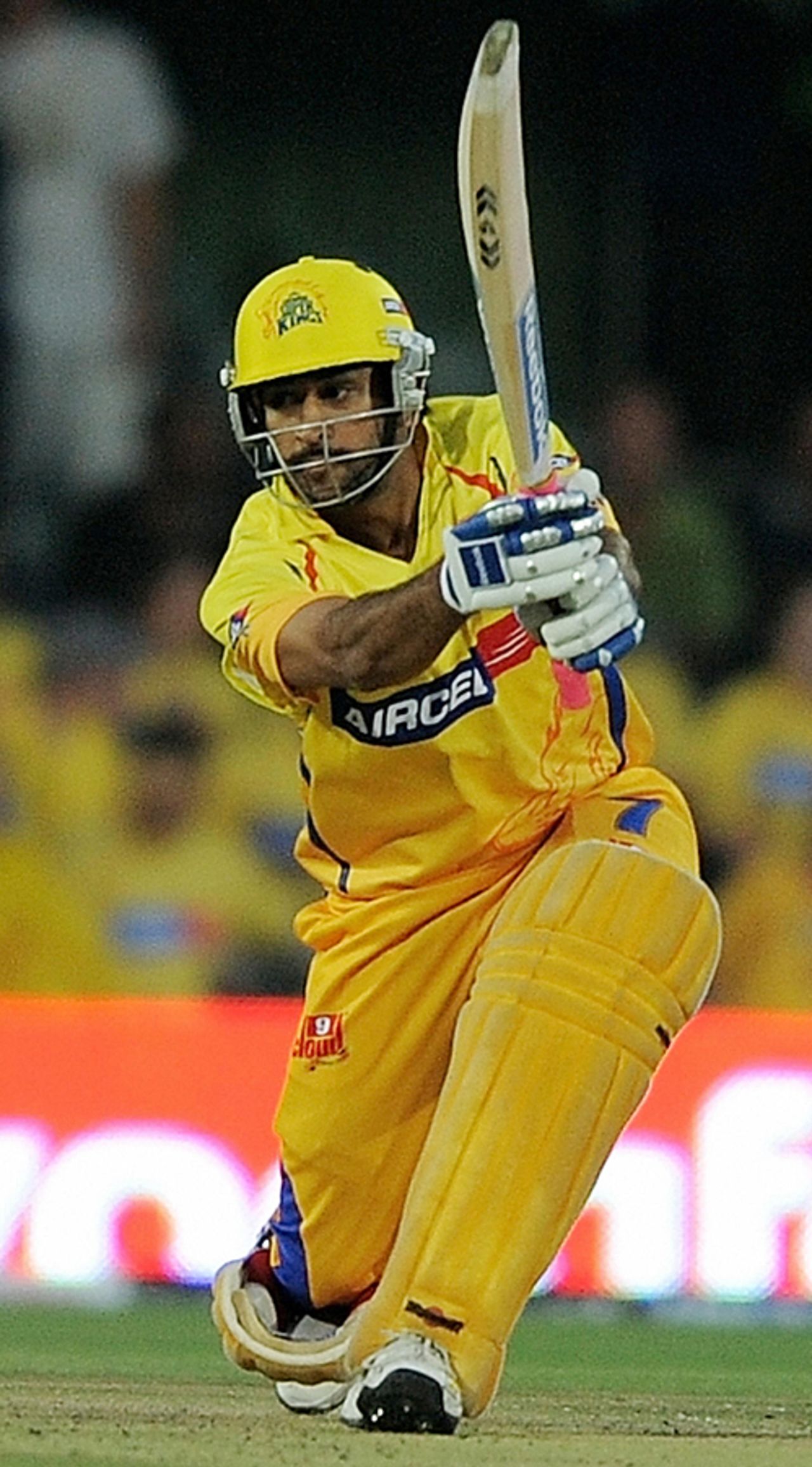 MS Dhoni guides it through the off side, Chennai Super Kings v Deccan Chargers, IPL, 29th match, East London, May 4, 2009