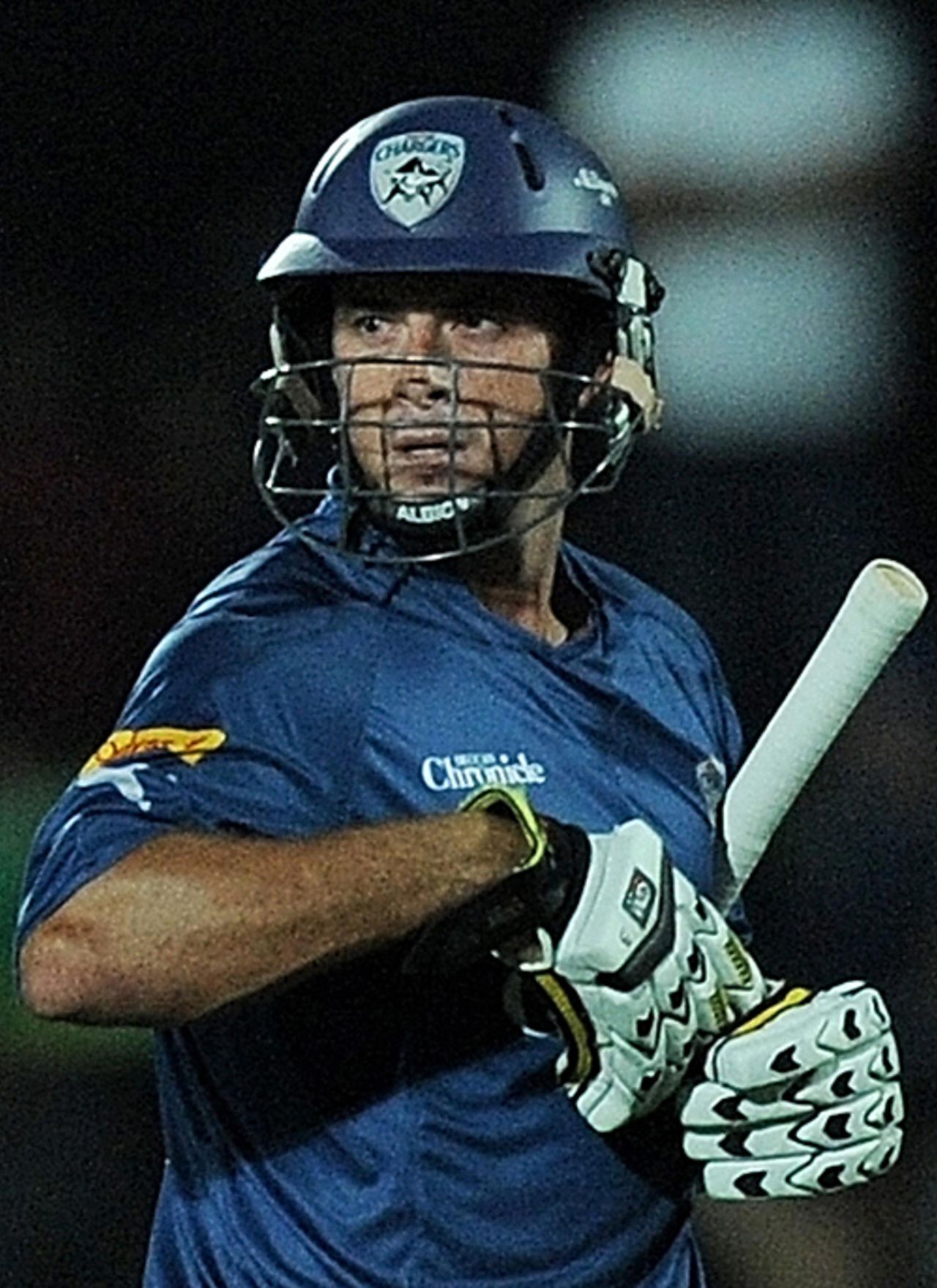 Herschelle Gibbs walks off after scoring a duck, Chennai Super Kings v Deccan Chargers, IPL, 29th match, East London, May 4, 2009