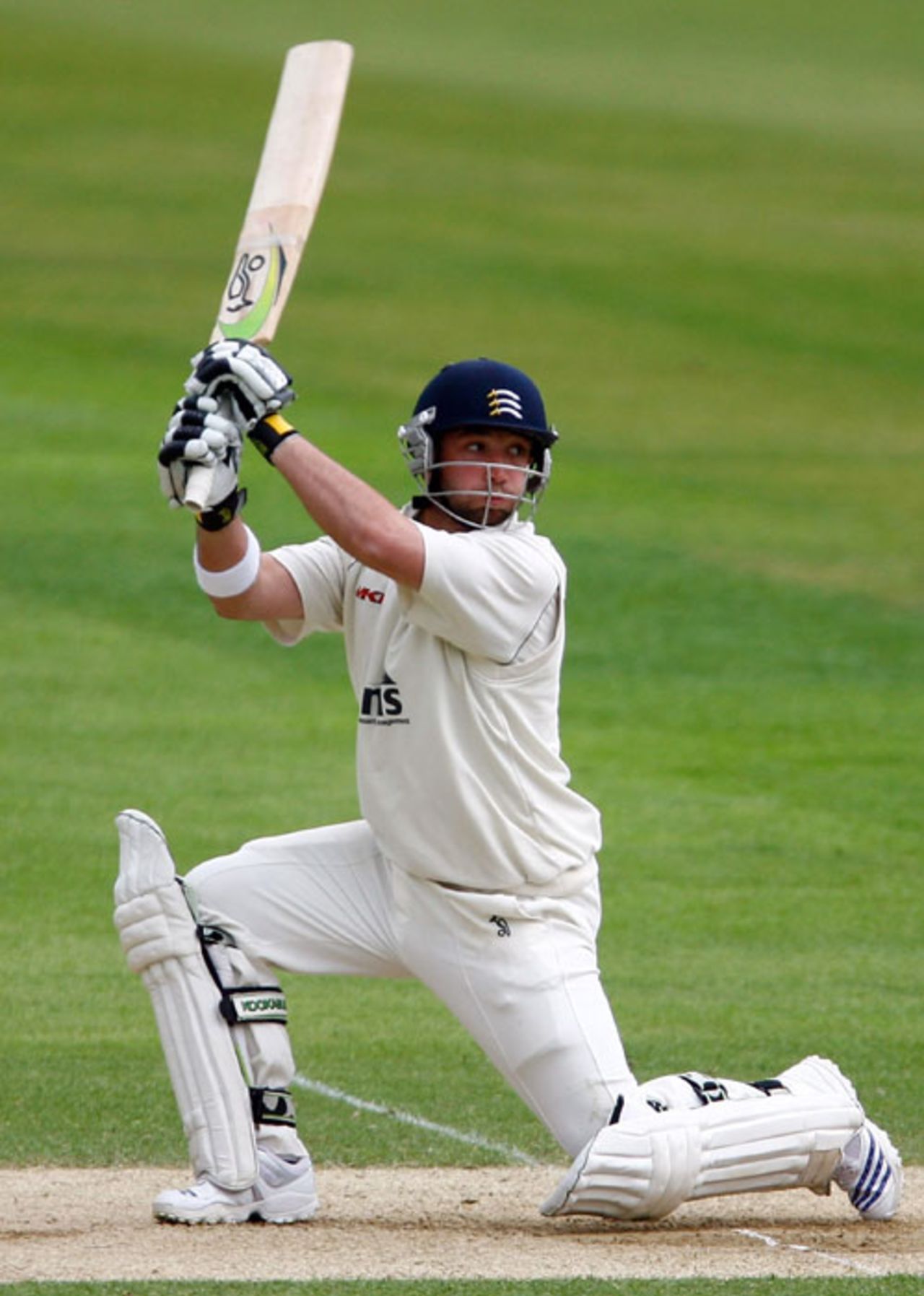 A trademark shot during Phillip Hughes' third hundred in four innings , Surrey v Middlesex, The Oval, May 6, 2009