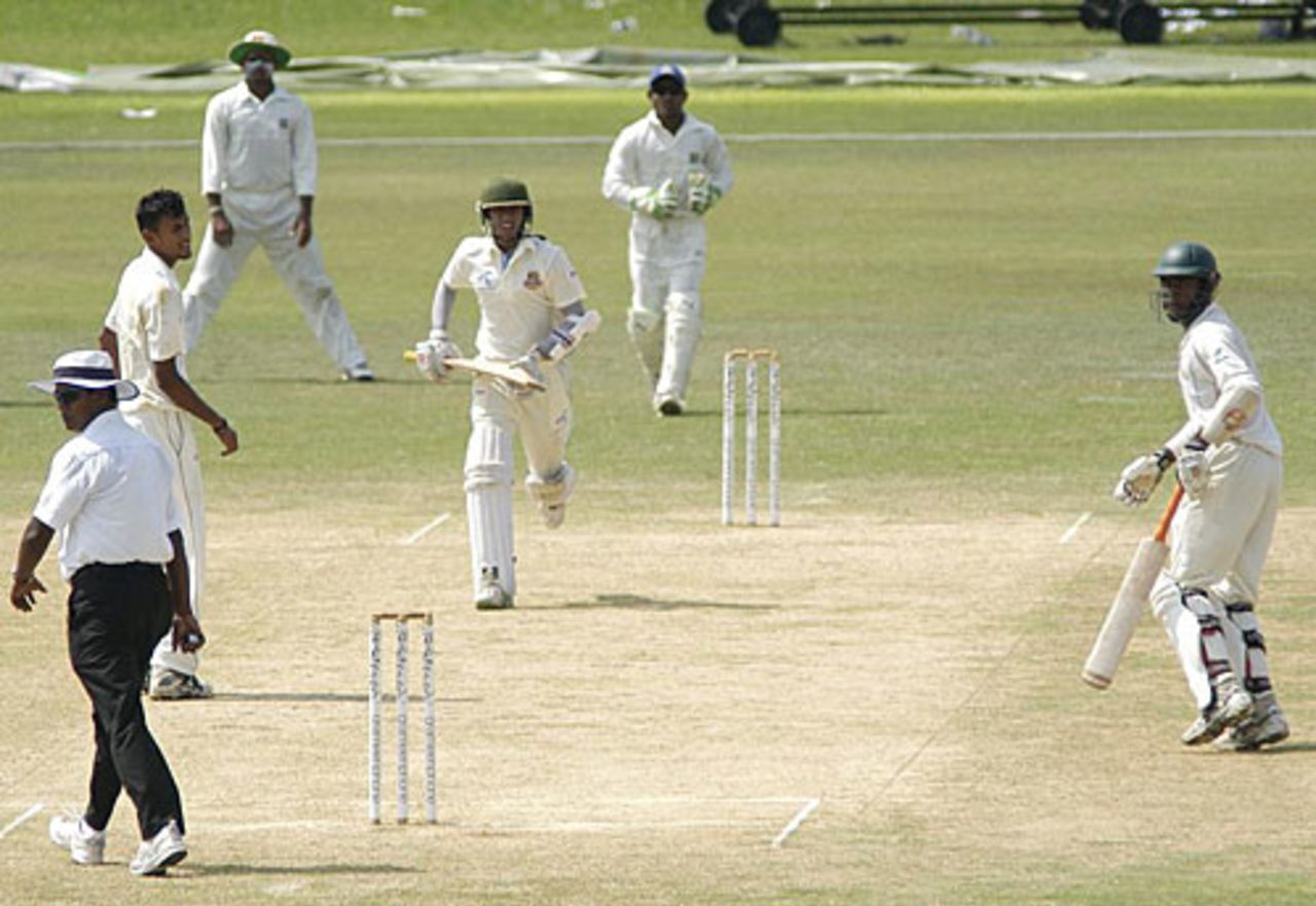 Saghir Hossain and Nasiruddin Faruque added 53 together for Bangladesh academy, Grameenphone-BCB Academy Cup, 2nd four-day game, Sylhet, May 13, 2009