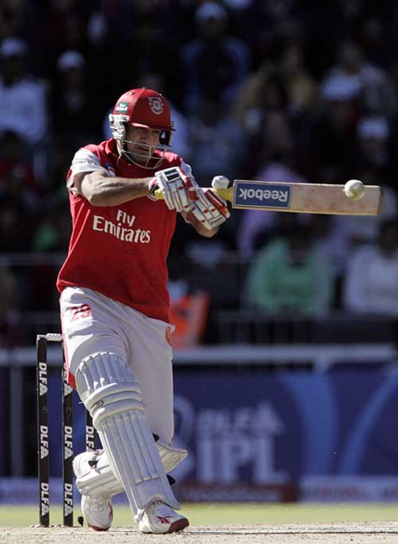 Irfan Pathan goes for the pull, Deccan Chargers v Kings XI Punjab, IPL, 49th match, Johannesburg, May 17, 2009