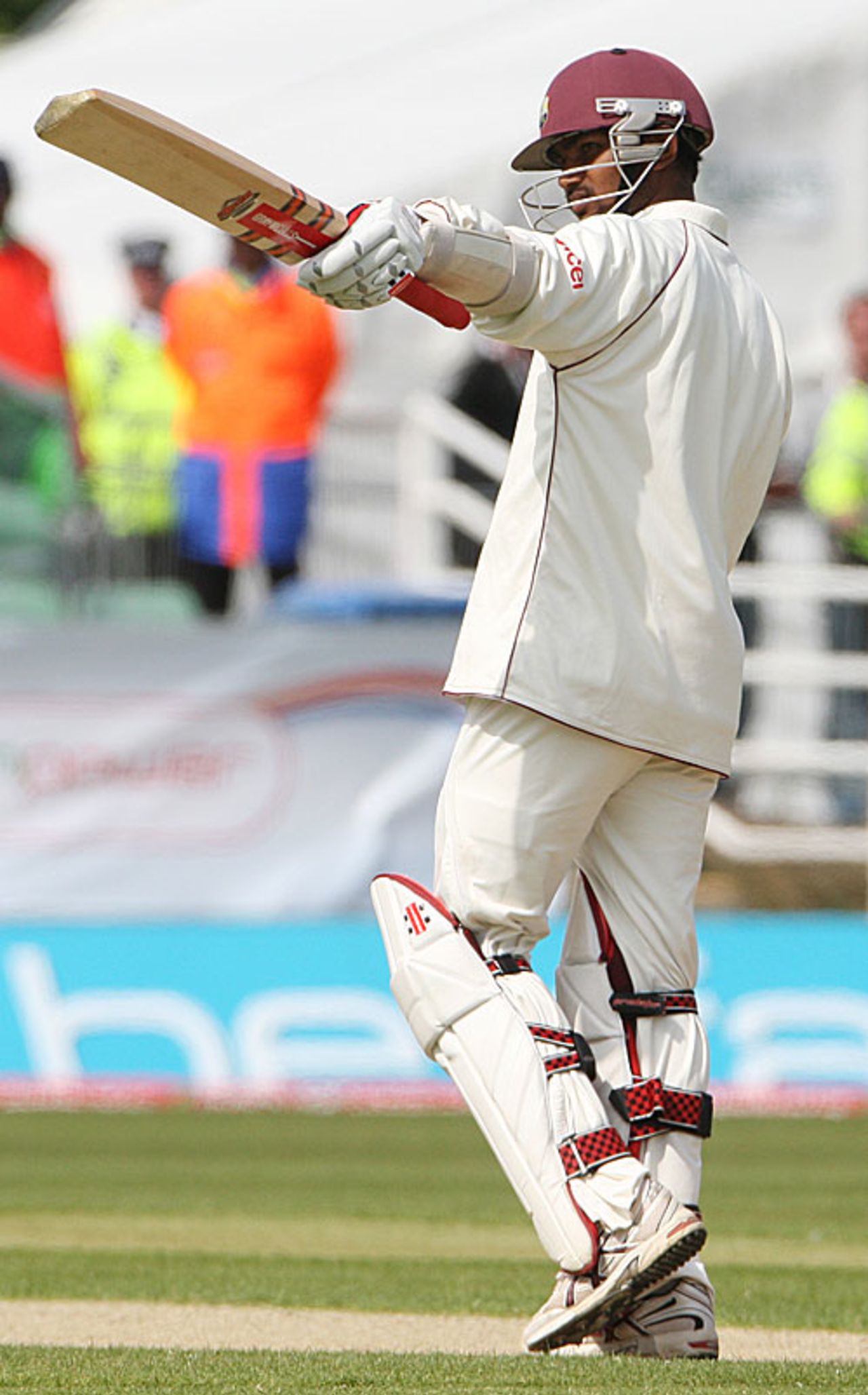 Denesh Ramdin celebrates his half-century, England v West Indies, 2nd Test, Chester-le-Street, 4th day, May 17, 2009