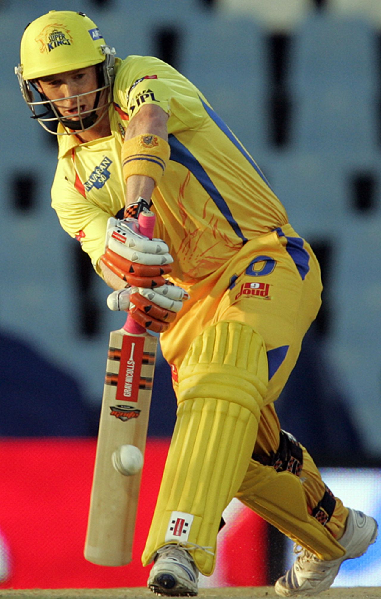 George Bailey plays cautiously, Chennai Super Kings v Kolkata Knight Riders, IPL, 51st match, Centurion, May 18, 2009