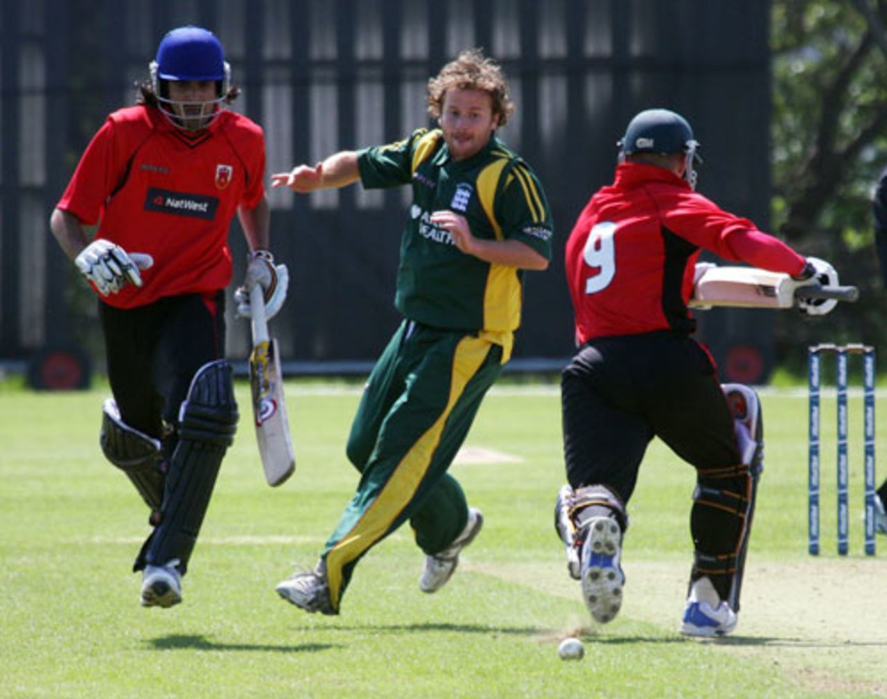A scrambled single, Gibraltar v Guernsey, ICC World Cricket League Division 7, Guernsey, May 18, 2009