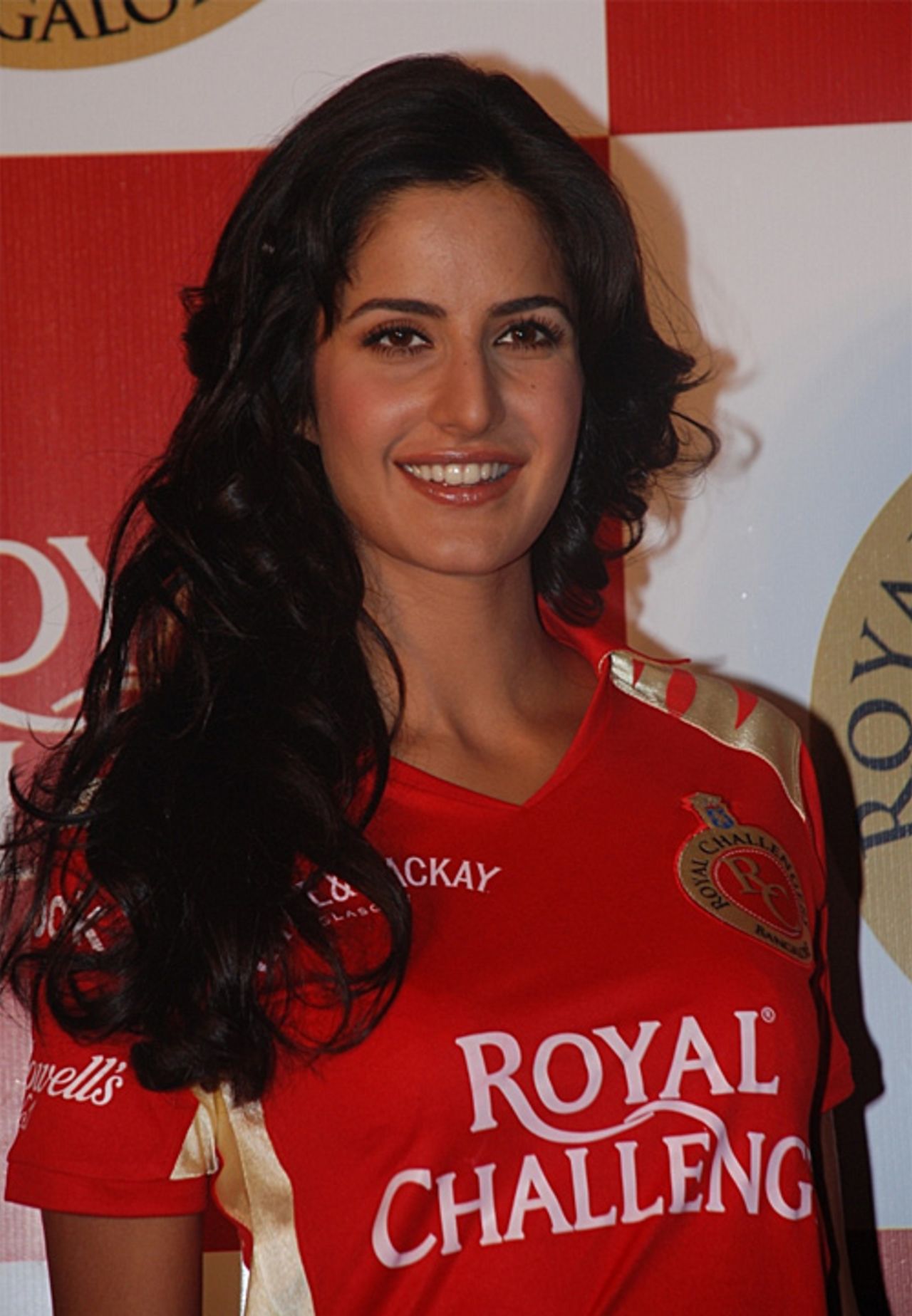 The Bollywood actress Katrina Kaif cheers for the Royal Challengers, IPL, New Delhi, May  19, 2009