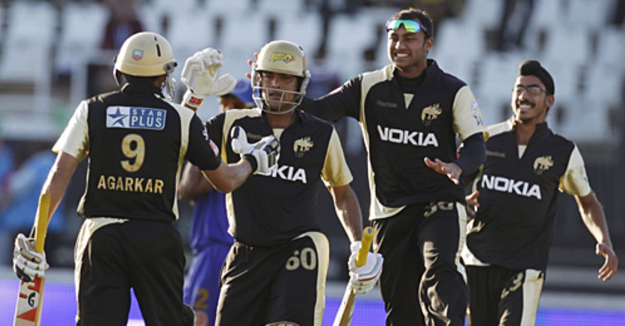 The Kolkata Knight Riders end the tournament on a high, Kolkata Knight Riders v Rajasthan Royals, IPL, Durban, May 20, 2009
