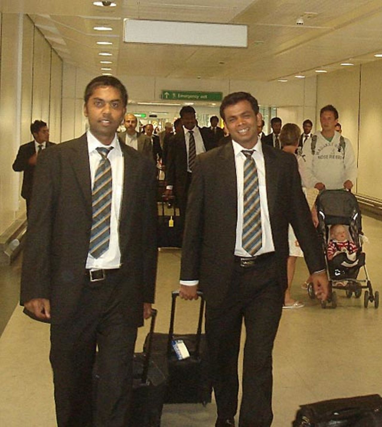 Syed Rasel and Abdur Razzak arrive in London, London, May 23, 2009