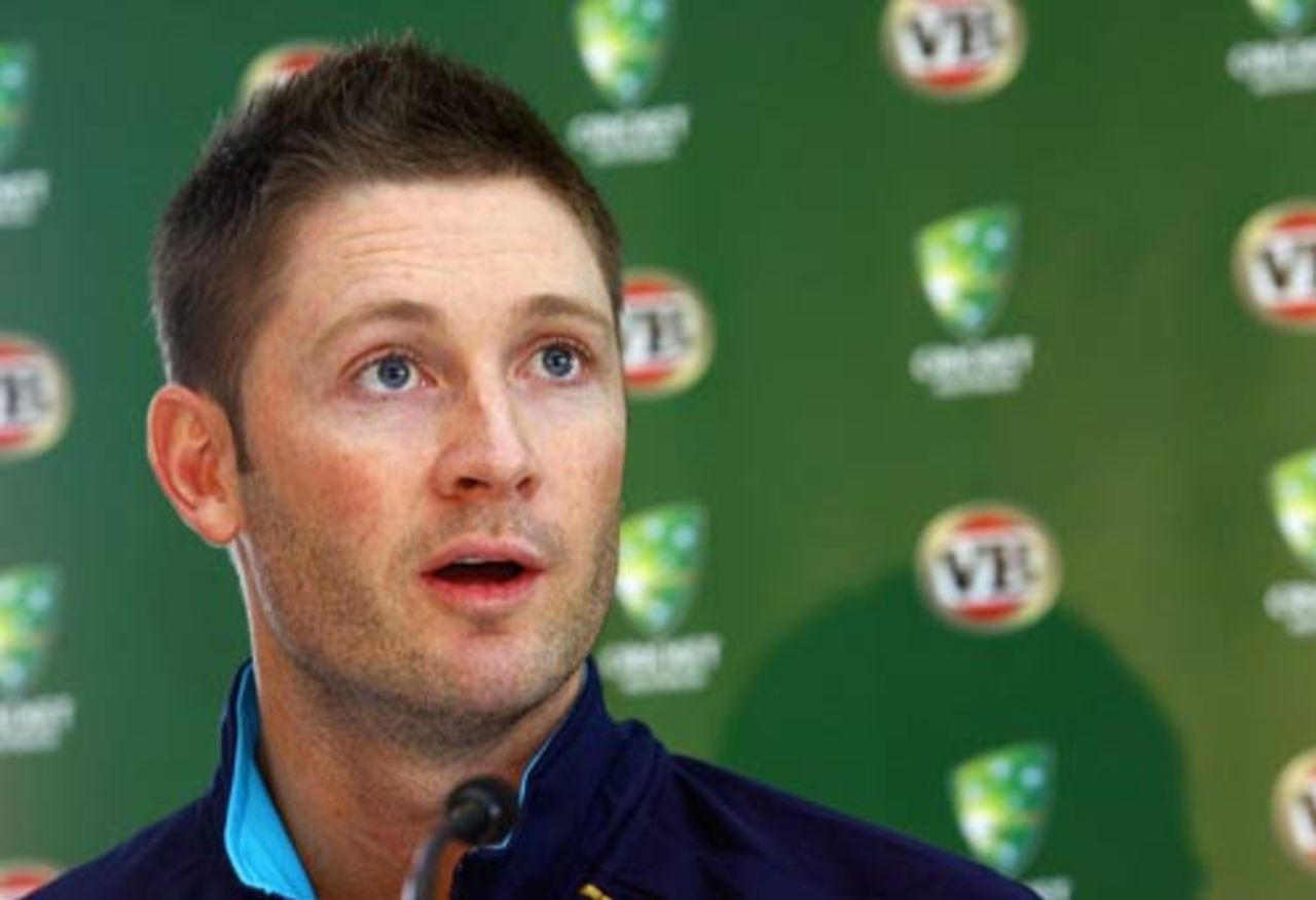 Michael Clarke at Australia's team camp, Coolum, May 26, 2009