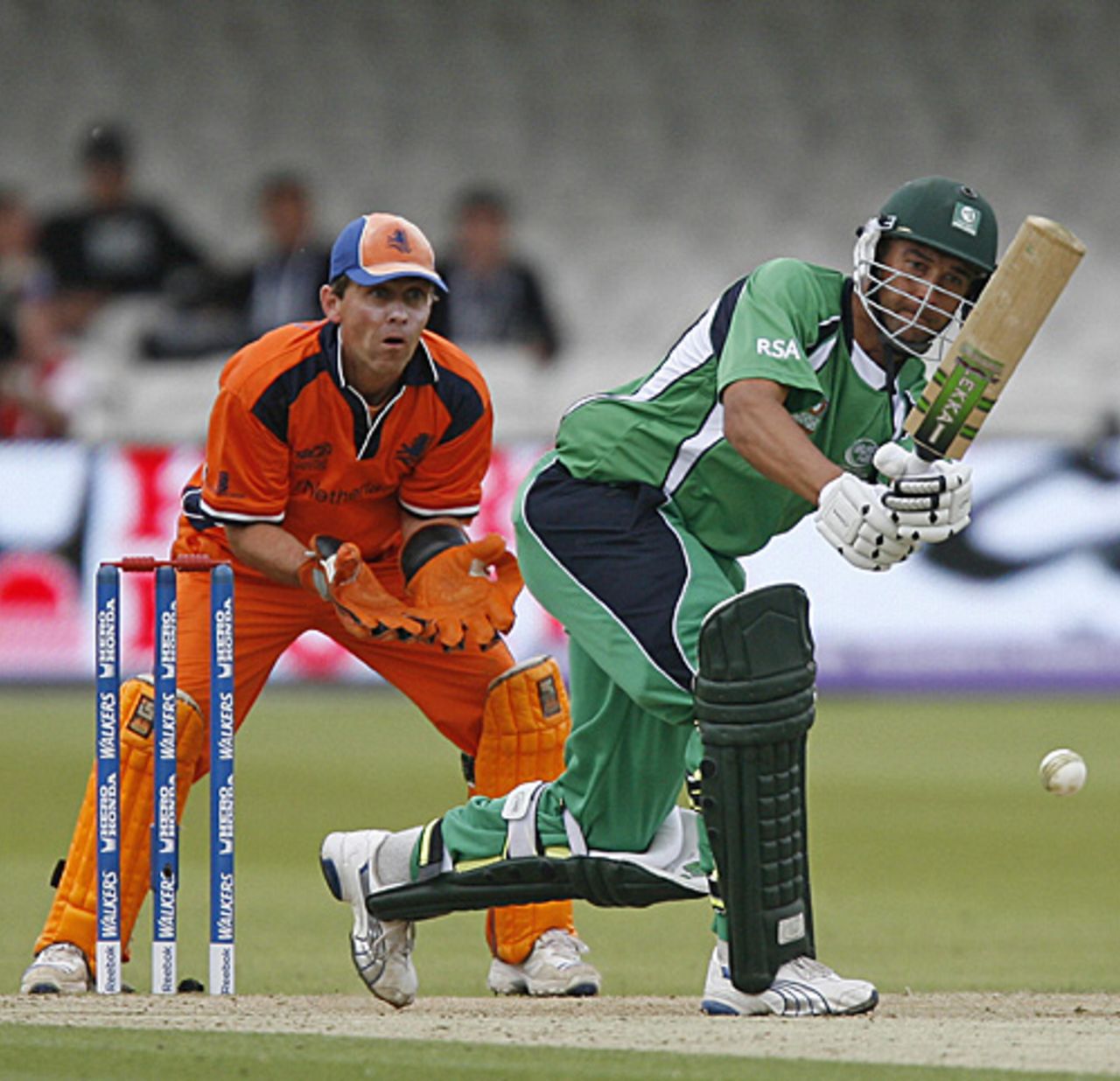 Andre Botha flicks to leg, Ireland v Netherlands, ICC World Twenty20 warm-up match, Lord's, June 1, 2009