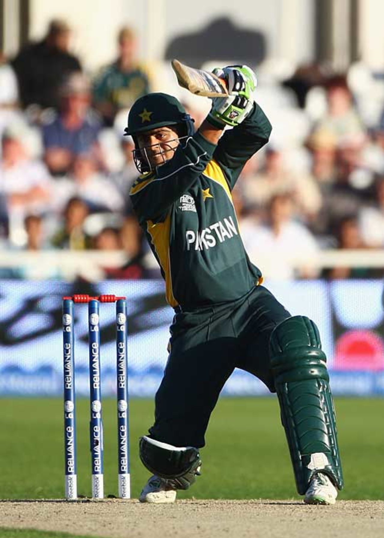 Ahmed Shehzad hits out during his 33, South Africa v Pakistan, ICC World Twenty20, Trent Bridge, June 1, 2009