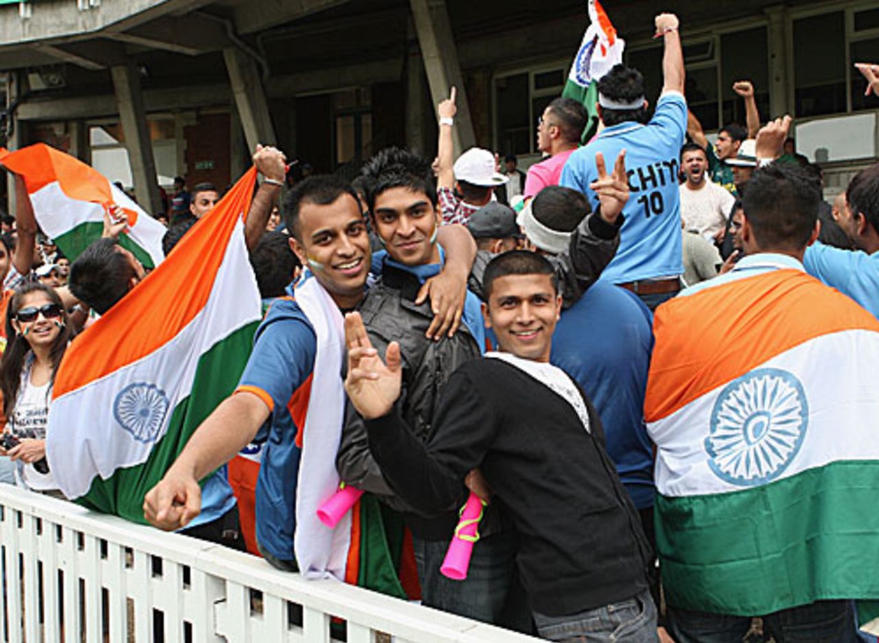 Indian fans throng The Oval, India v Pakistan, ICC World Twenty20 warm-up match, The Oval, June 3, 2009