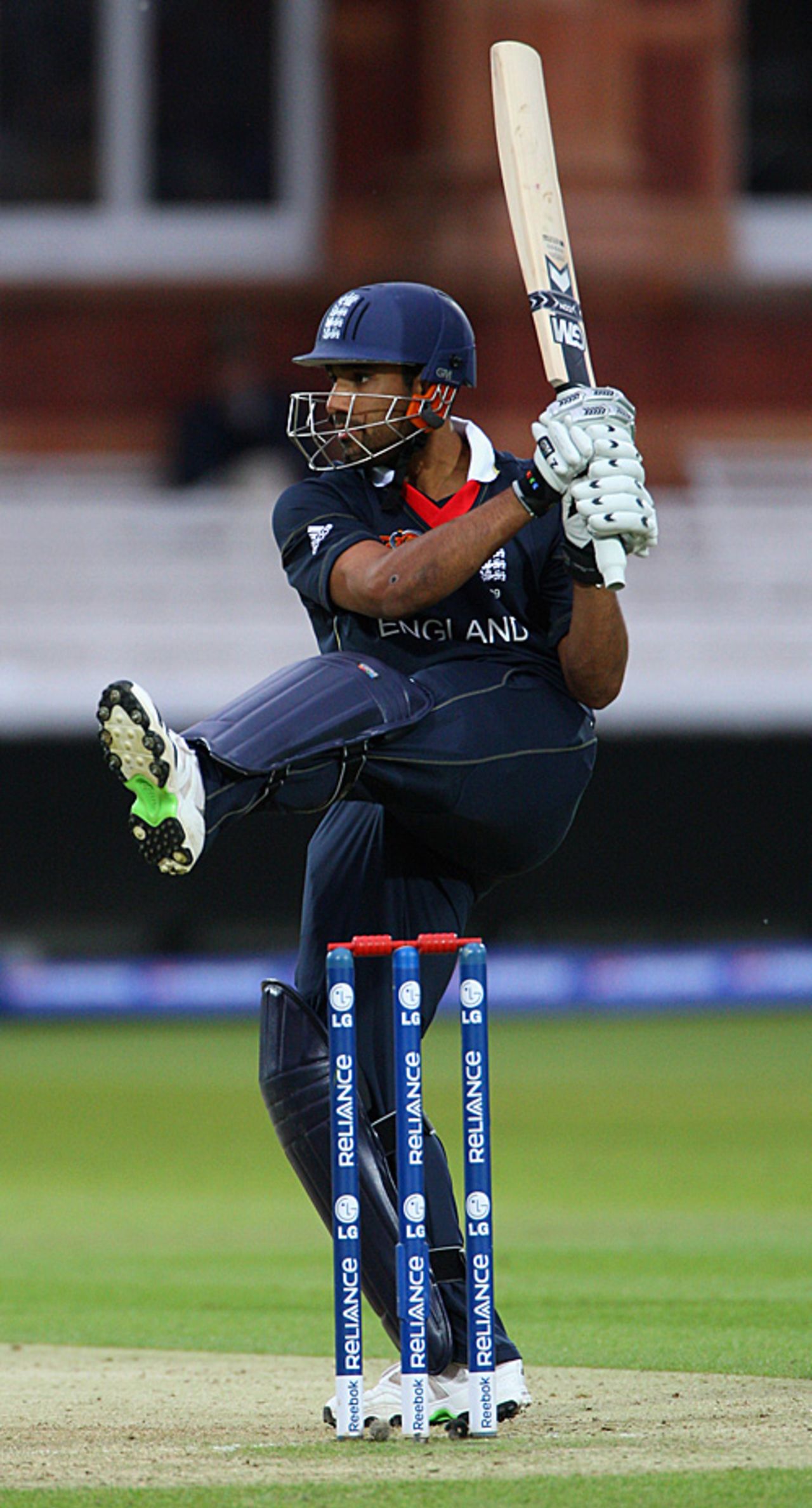 Ravi Bopara swivels onto another pull during his breathless fifty, England v West Indies, ICC World Twenty20 warm-up, Lord's, June 3, 2009