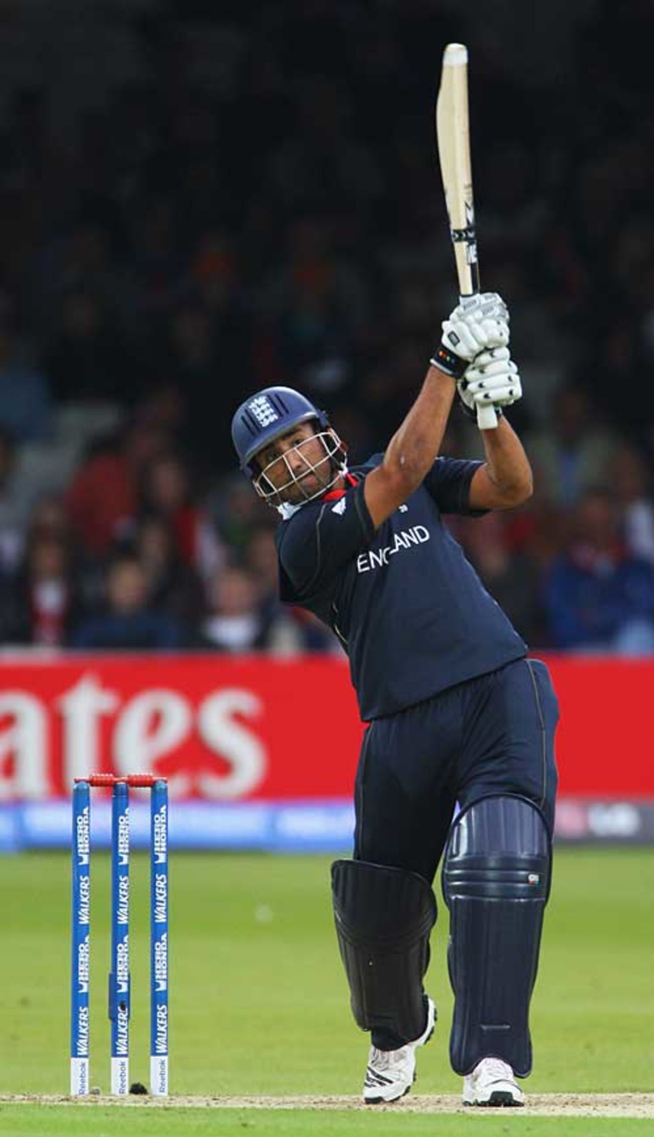 Ravi Bopara goes down the ground during a positive innings, England v Netherlands, ICC World Twenty20, Lord's, June 5, 2009