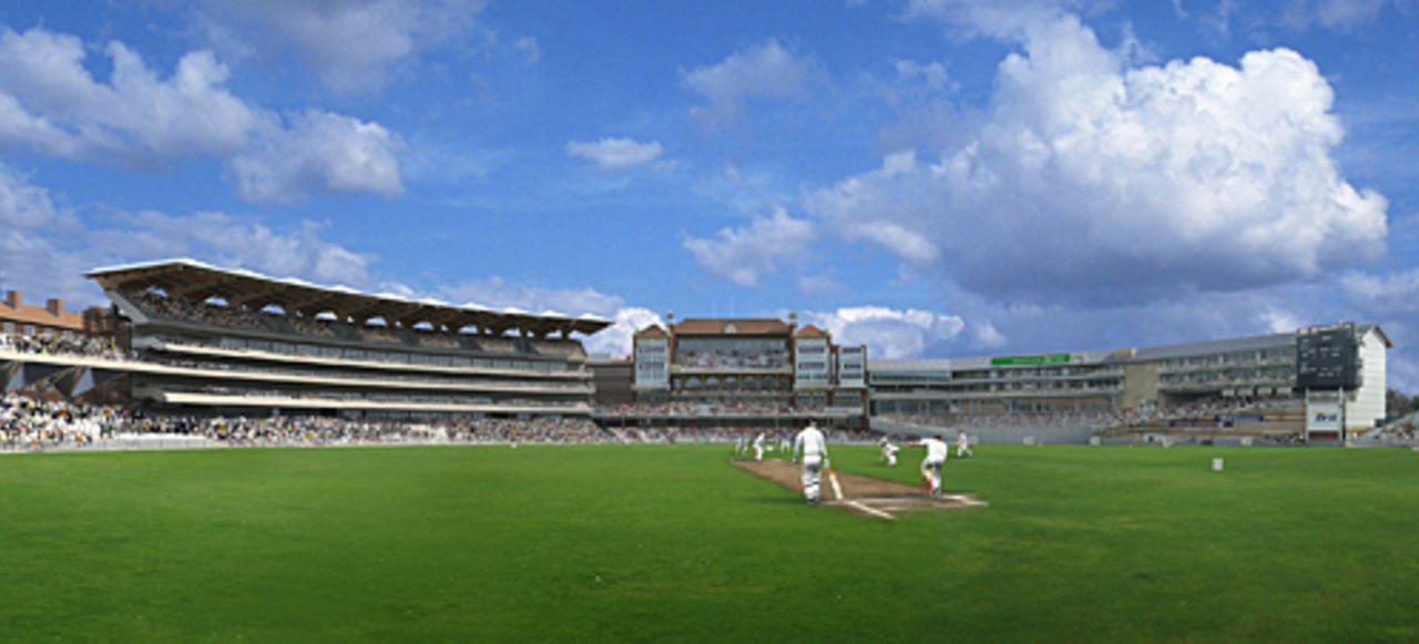 An artists impression of The Oval after the planned redevelopment, London, June 9, 2009