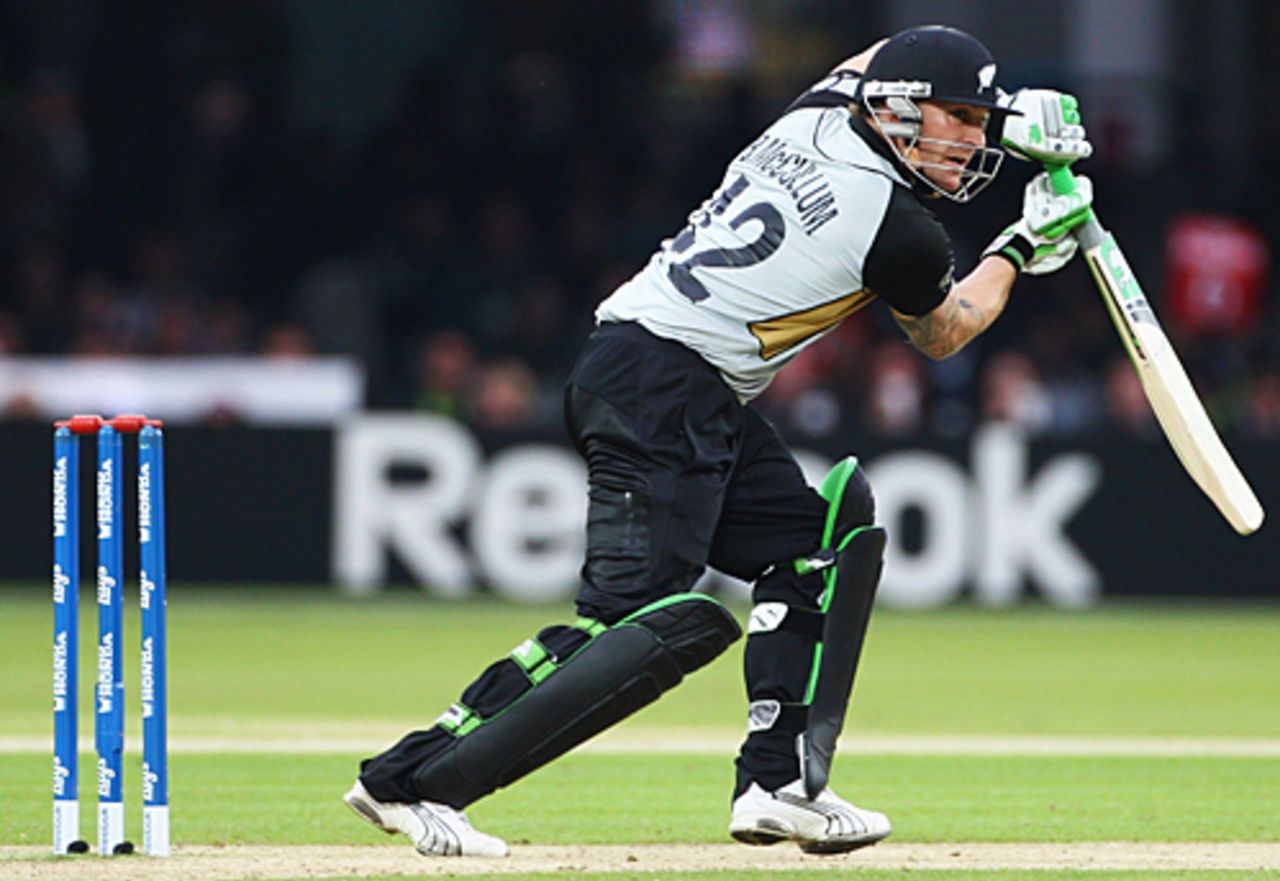 Brendon McCullum guides it past point, New Zealand v South Africa, ICC World Twenty20, Lord's, June 9, 2009