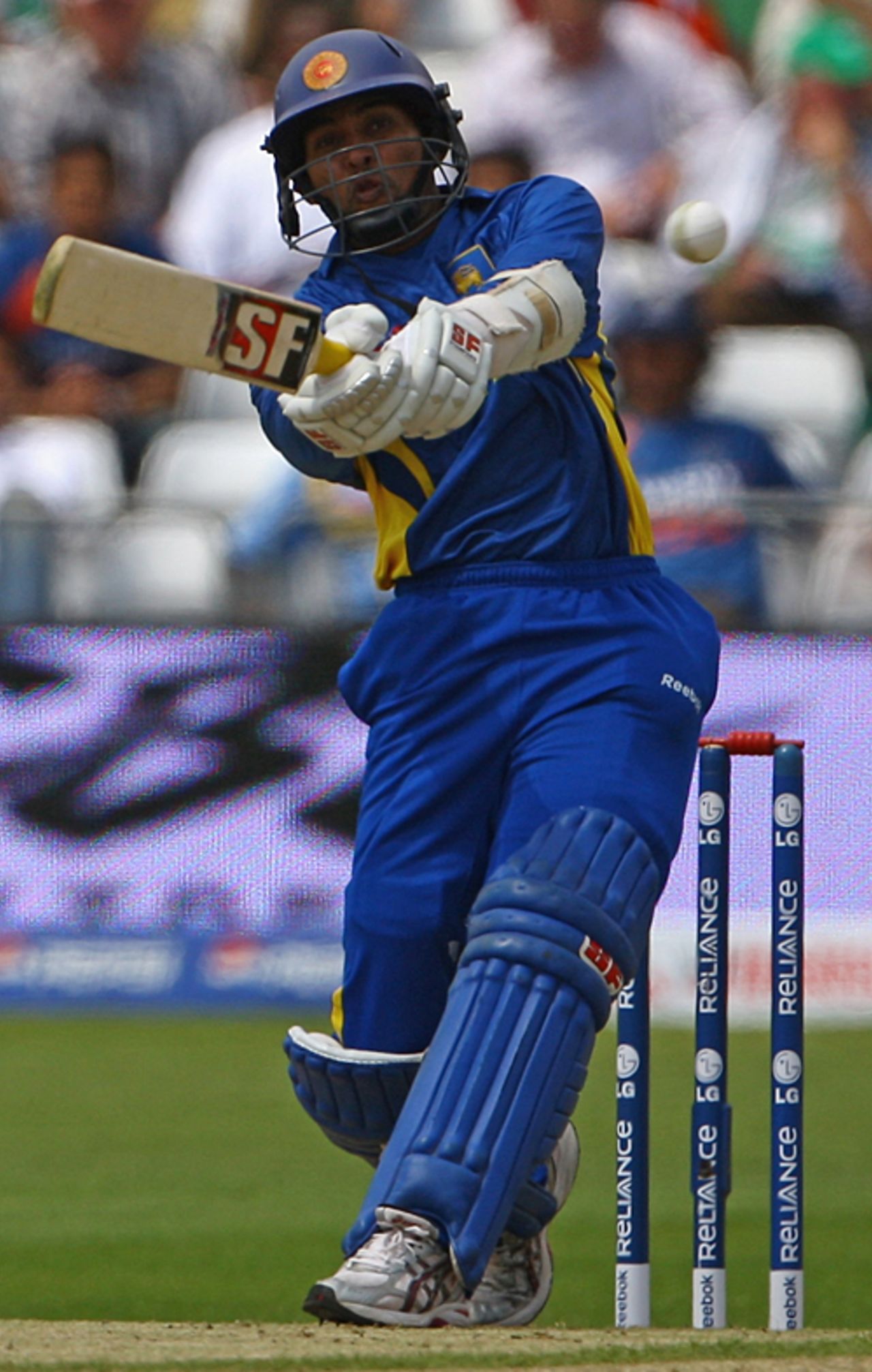 Tillakaratne Dilshan smashes it through the leg side, Sri Lanka v West Indies, ICC World Twenty20, Trent Bridge, June 10, 2009