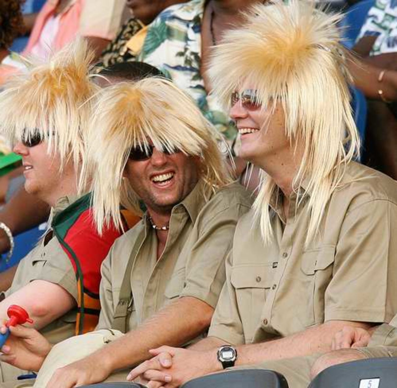 Fans watch the game, West Indies v South Africa, World Cup, 10 April 2007