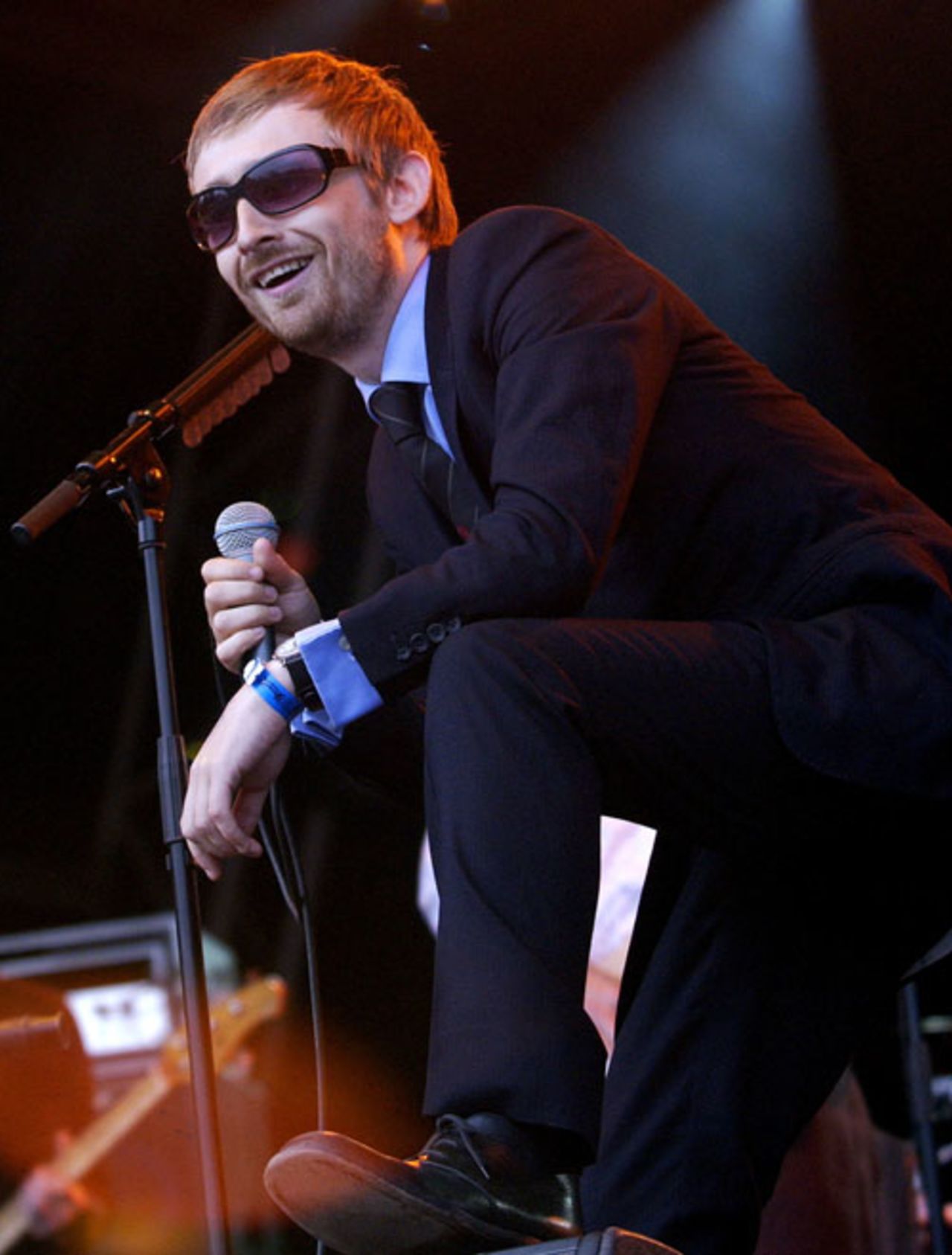 Neil Hannon of The Divine Comedy performs at the inaugural Connect Music Fesival, Scotland, September 1, 2007
