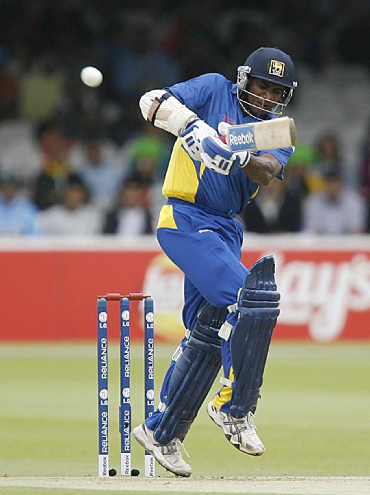 Sanath Jayasuriya attempts a pull, Pakistan v Sri Lanka, ICC World Twenty20 Super Eights, Lord's, June 12, 2009