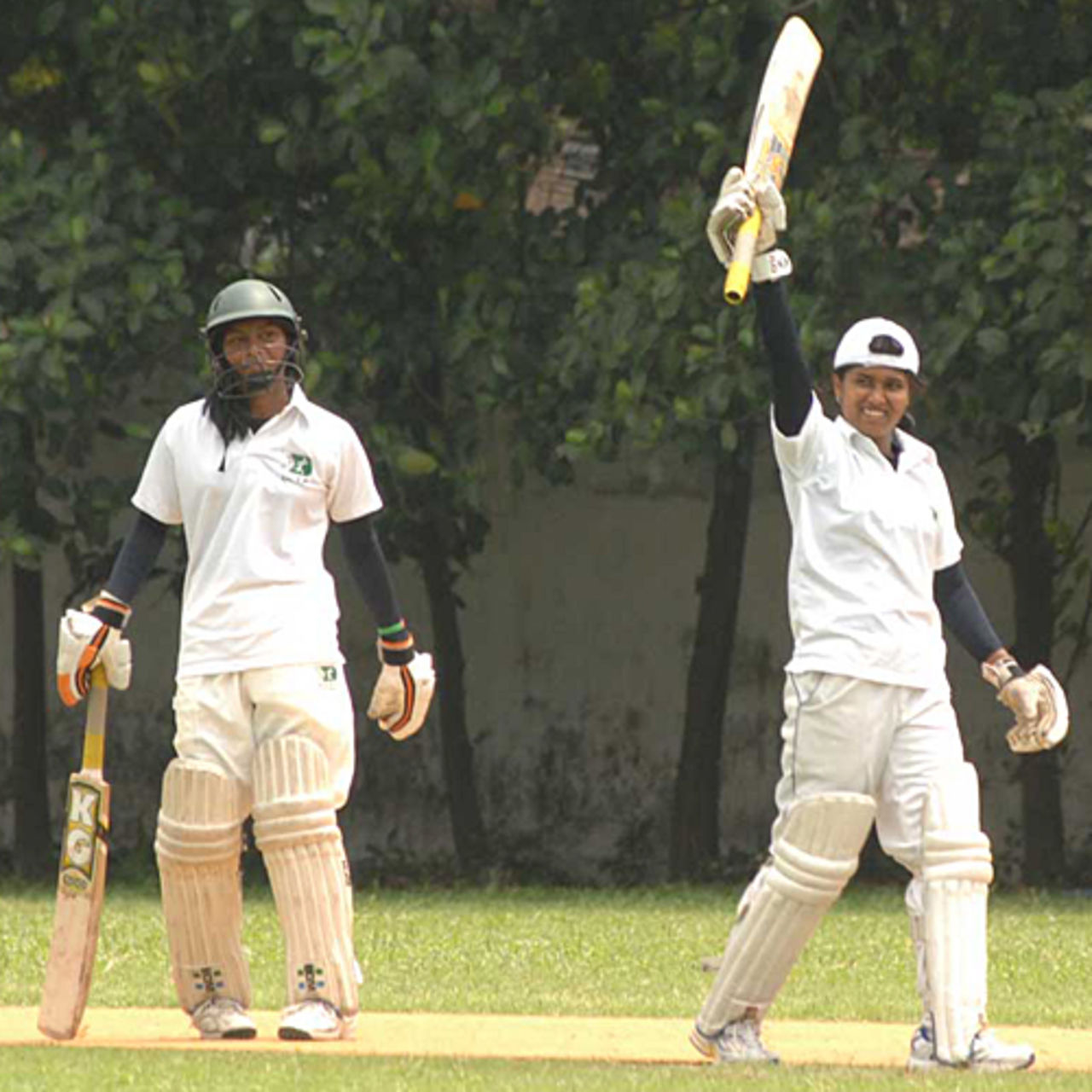 Action from the BCB Girls School Cricket Tournament, Women's Complex Ground, Dhanmondi, June 12, 2009
