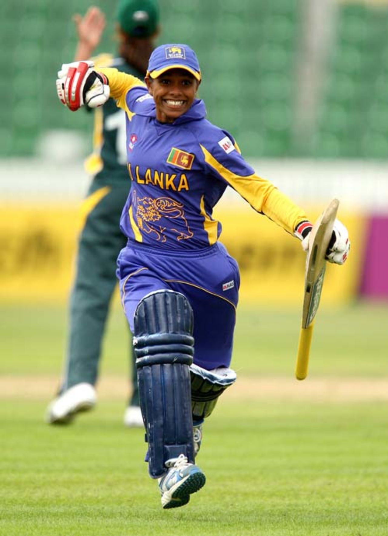 Dilani Manodara is thrilled as Sri Lanka pull off a win, Pakistan v Sri Lanka, ICC Women's World Twenty20, Taunton, June 12, 2009