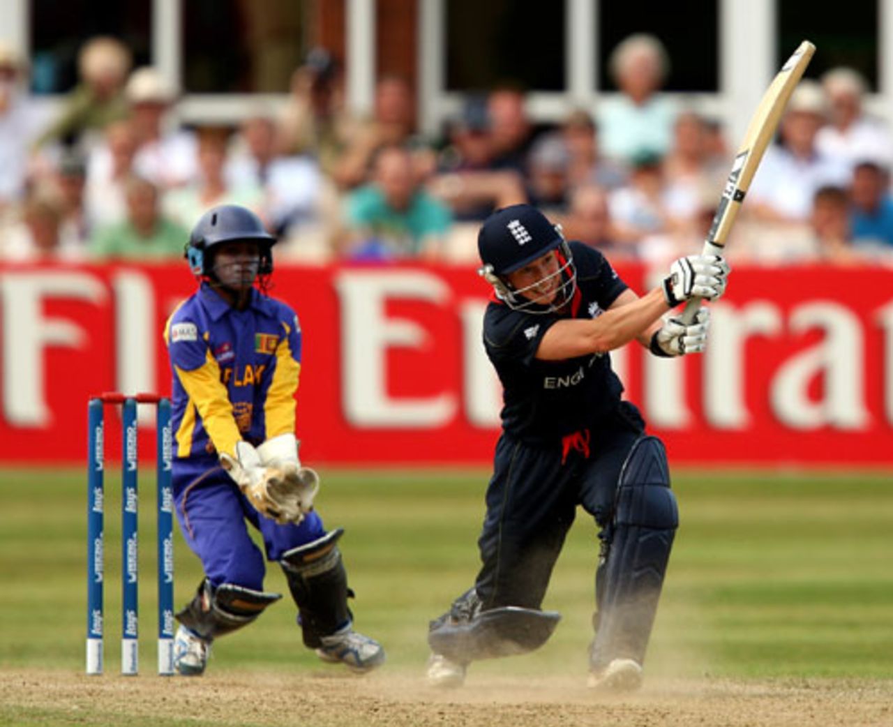Claire Taylor in action during her 75, England v Sri Lanka, ICC Women's World Twenty20, Taunton, June 14, 2009