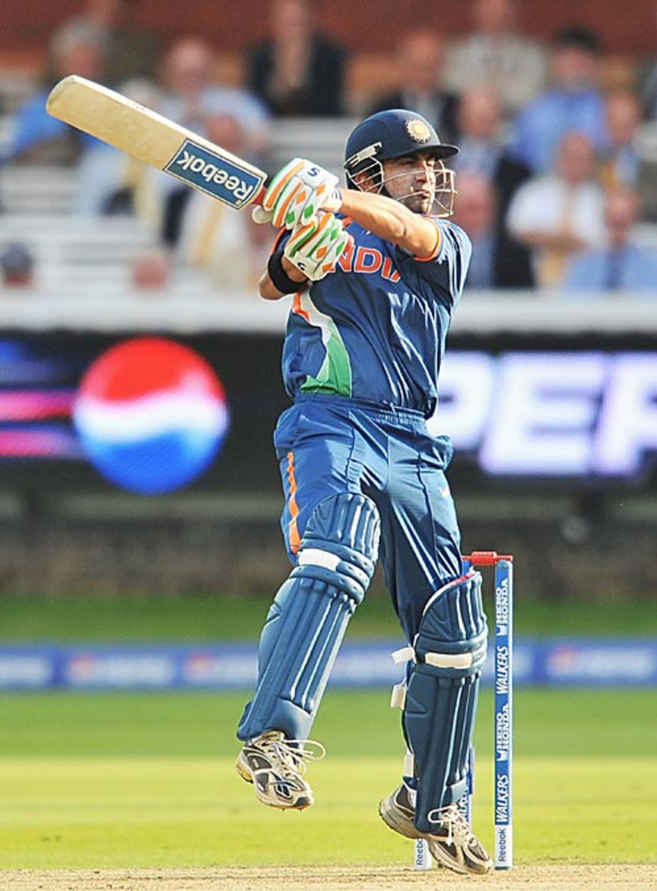 Gautam Gambhir cuts, England v India, ICC World Twenty20 Super Eights, Lord's, June 14, 2009