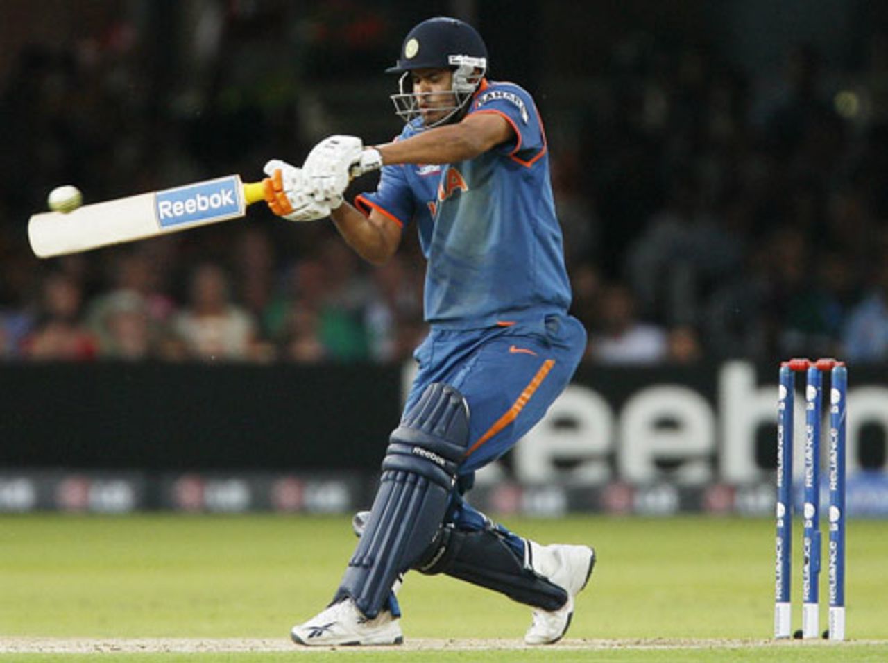 Yusuf Pathan plays the pull, England v India, ICC World Twenty20 Super Eights, Lord's, June 14, 2009 