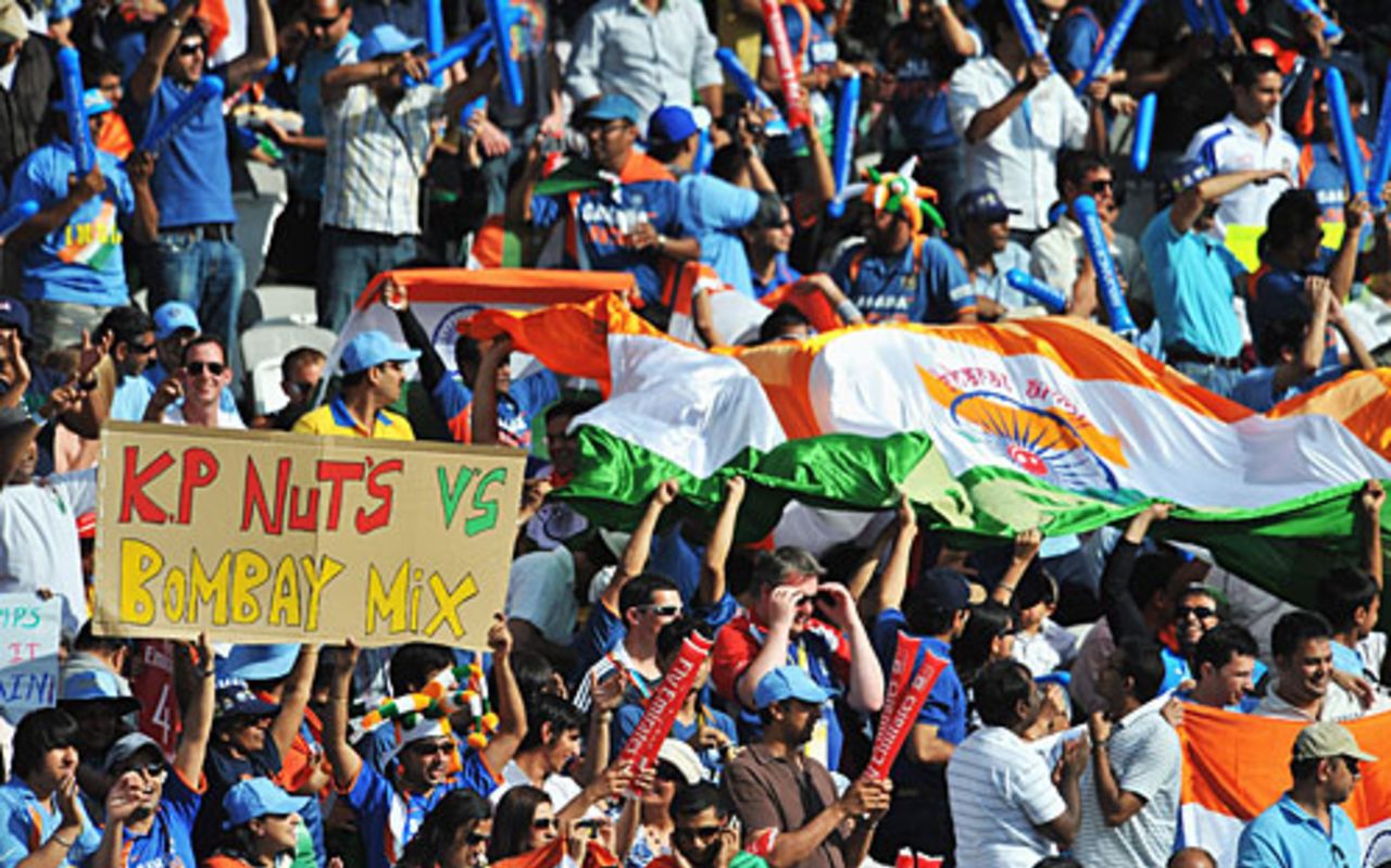 Indian supporters out in full force, England v India, ICC World Twenty20 Super Eights, Lord's, June 14, 2009 