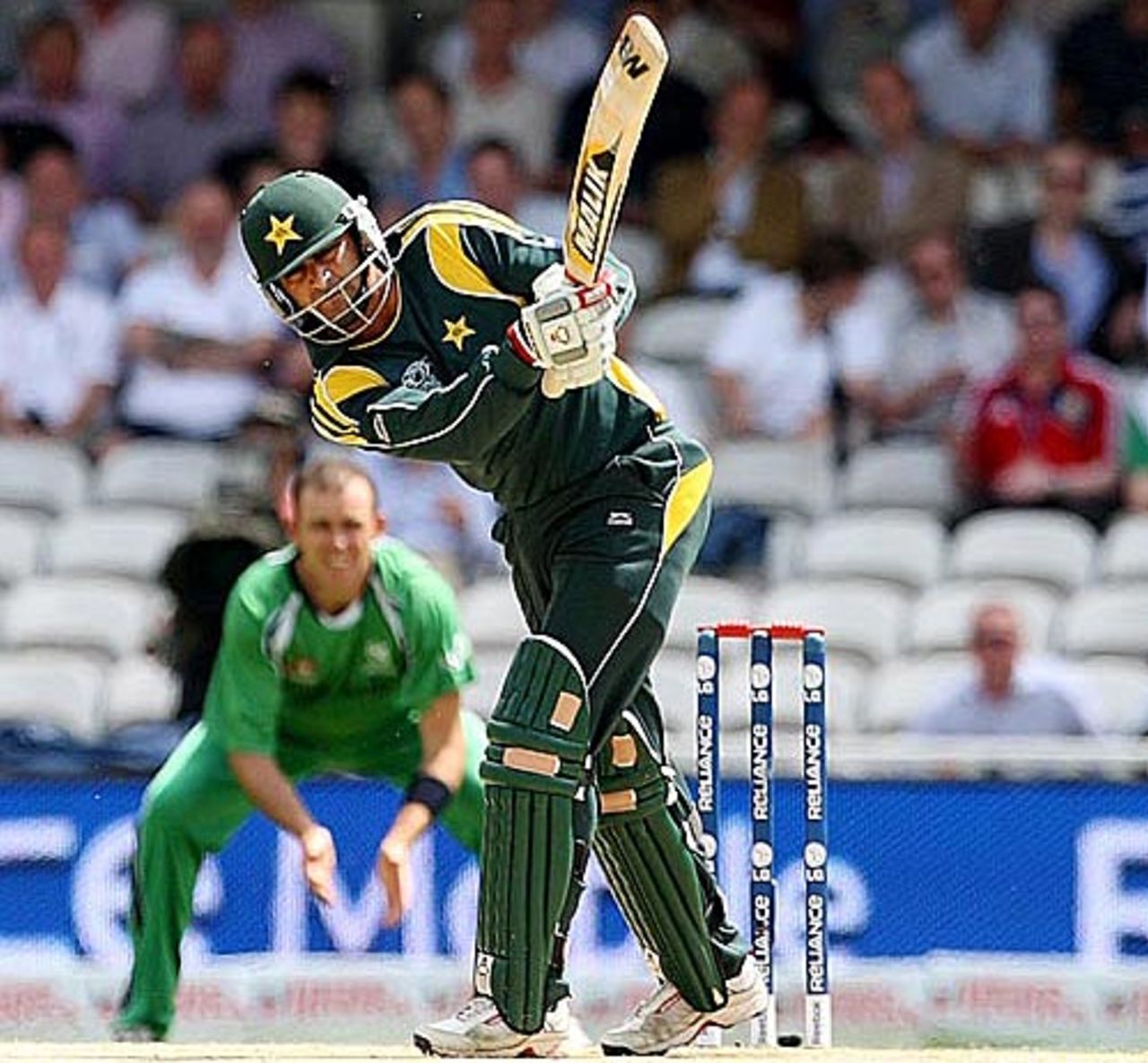 Shahzaib Hasan fell for 23, Ireland v Pakistan, ICC World Twenty20 Super Eights, The Oval, June 15, 2009