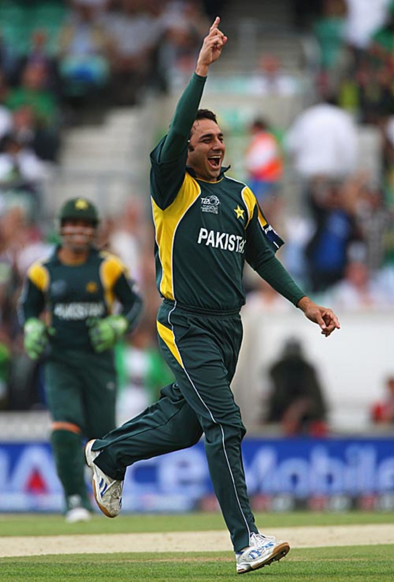 Saeed Ajmal took 4 for 19, Ireland v Pakistan, ICC World Twenty20 Super Eights, The Oval, June 15, 2009