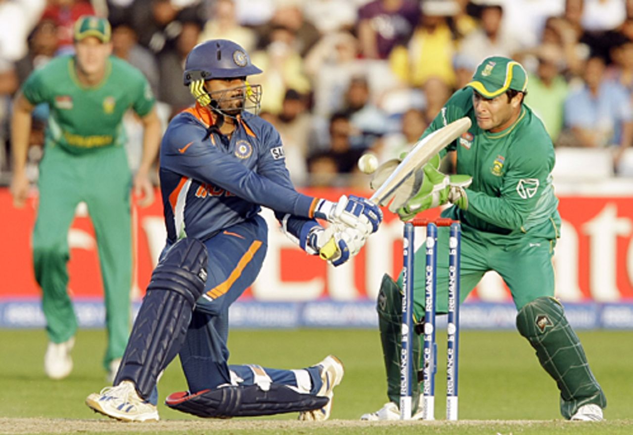 Harbhajan Singh goes on the offensive, India v South Africa, ICC World Twenty20 Super Eights, Trent Bridge, June 16, 2009 