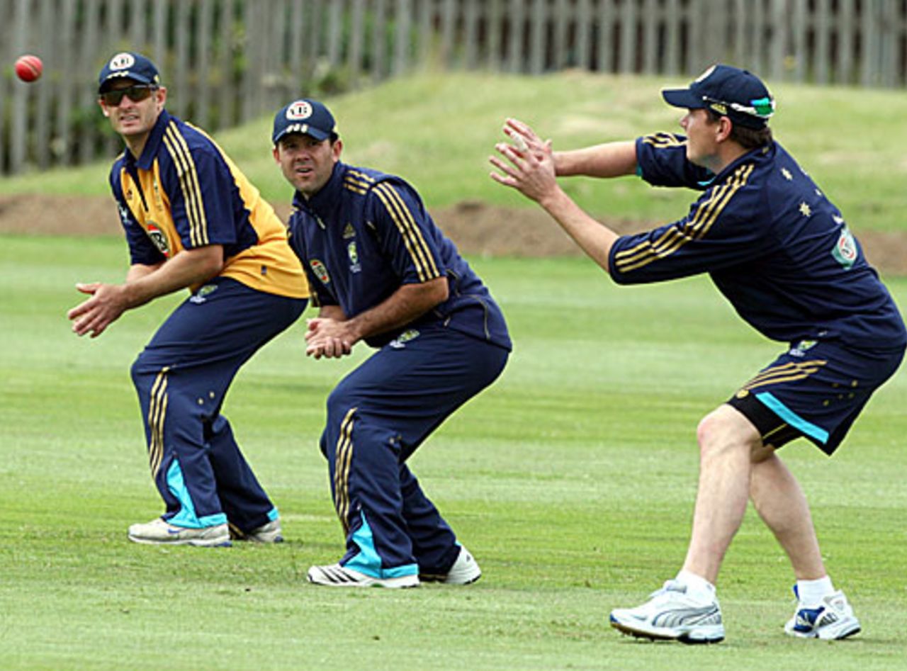 The Australians at training, London, June 18, 2009 