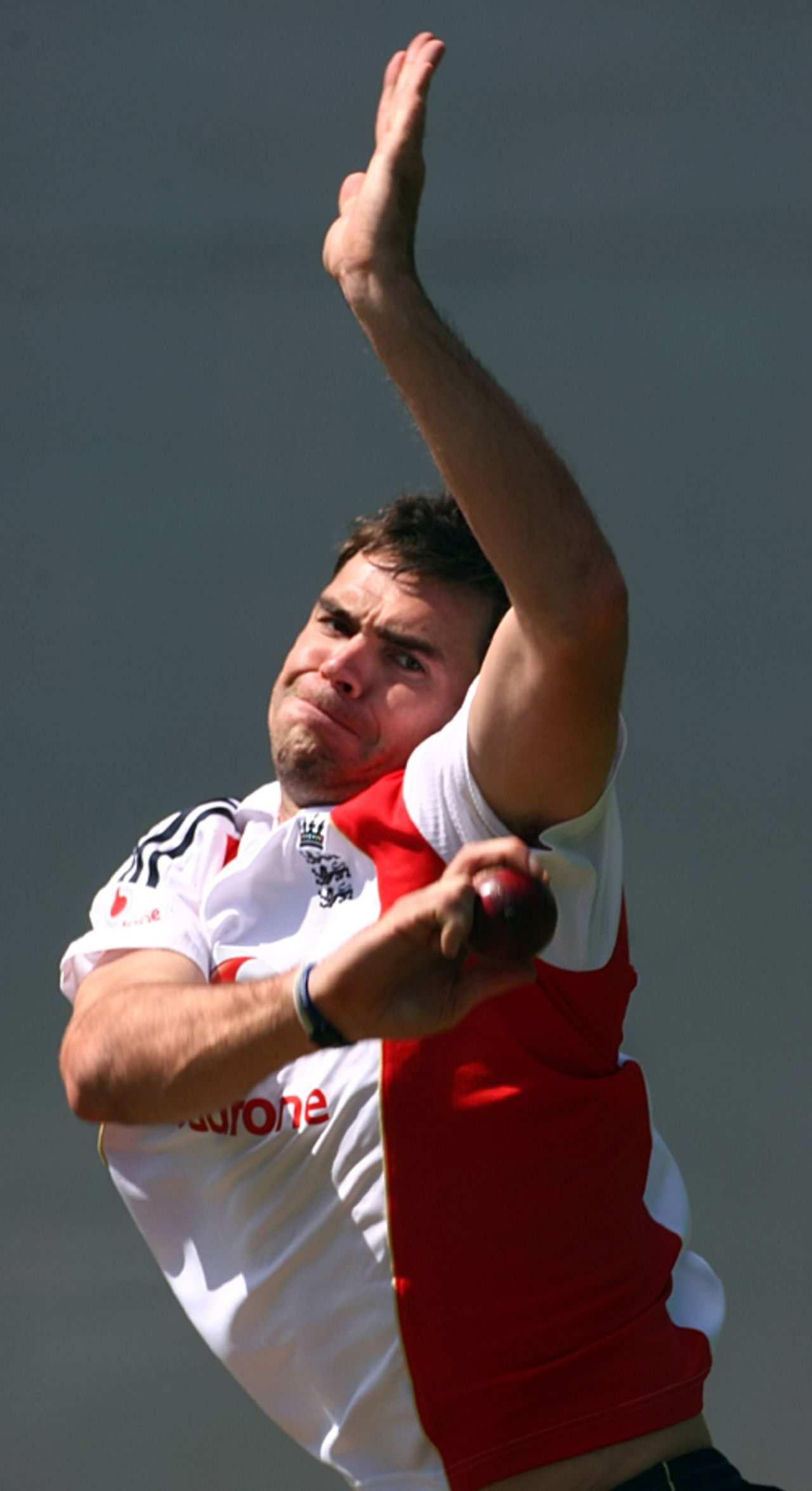 James Anderson steams in, Cardiff, July 6, 2006