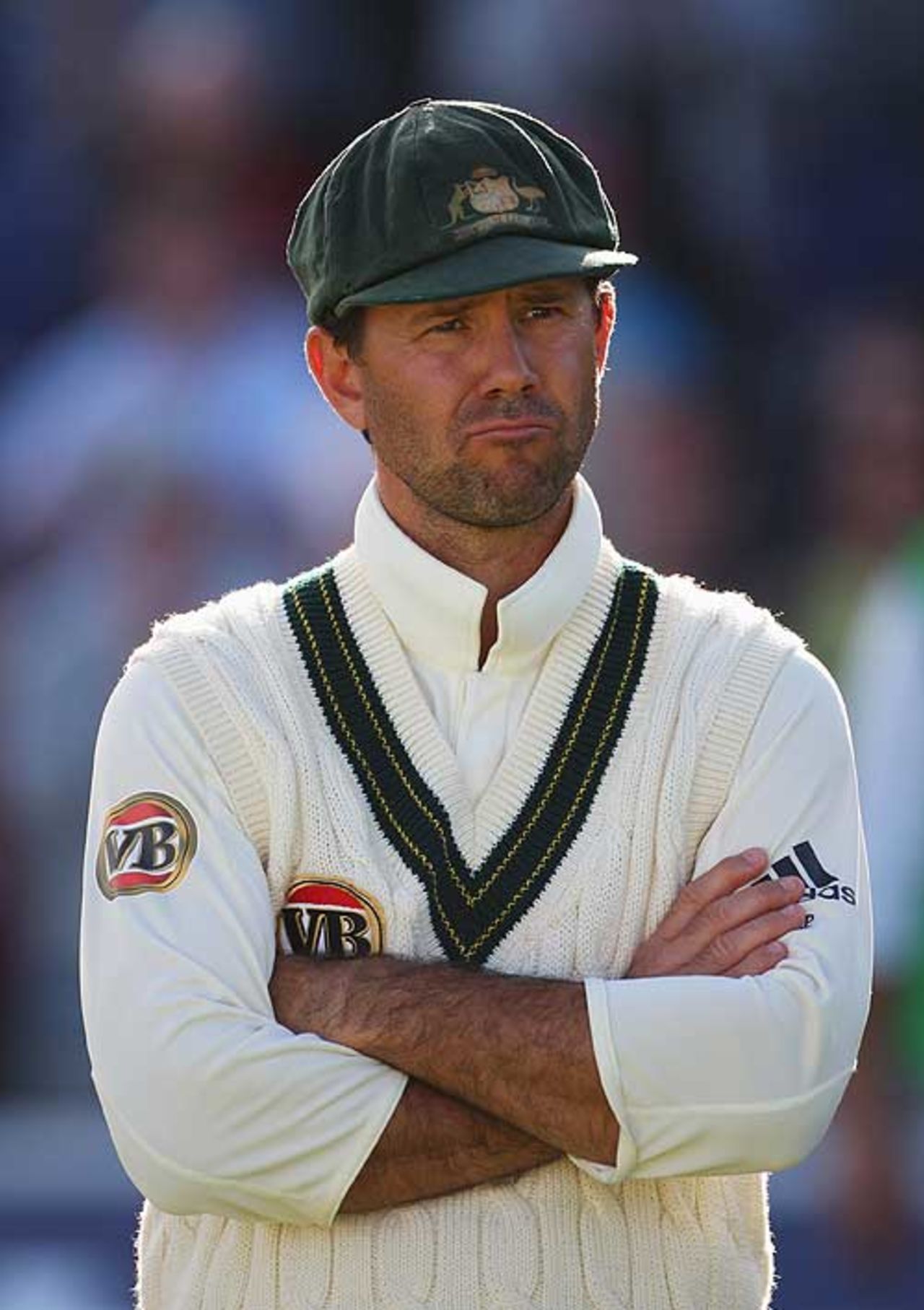 Ricky Ponting's expression says it all, England v Australia, 1st Test, Cardiff, 5th day, July 12, 2009