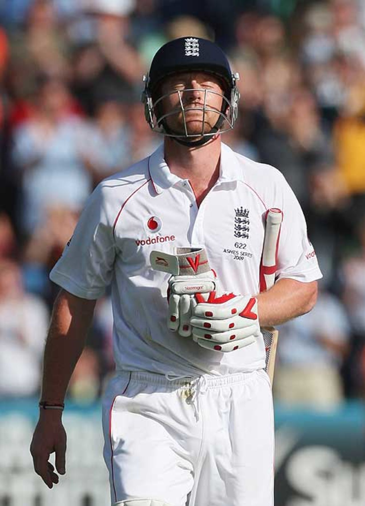 Paul Collingwood walks off a dejected man, England v Australia, 1st Test, Cardiff, 5th day, July 12, 2009